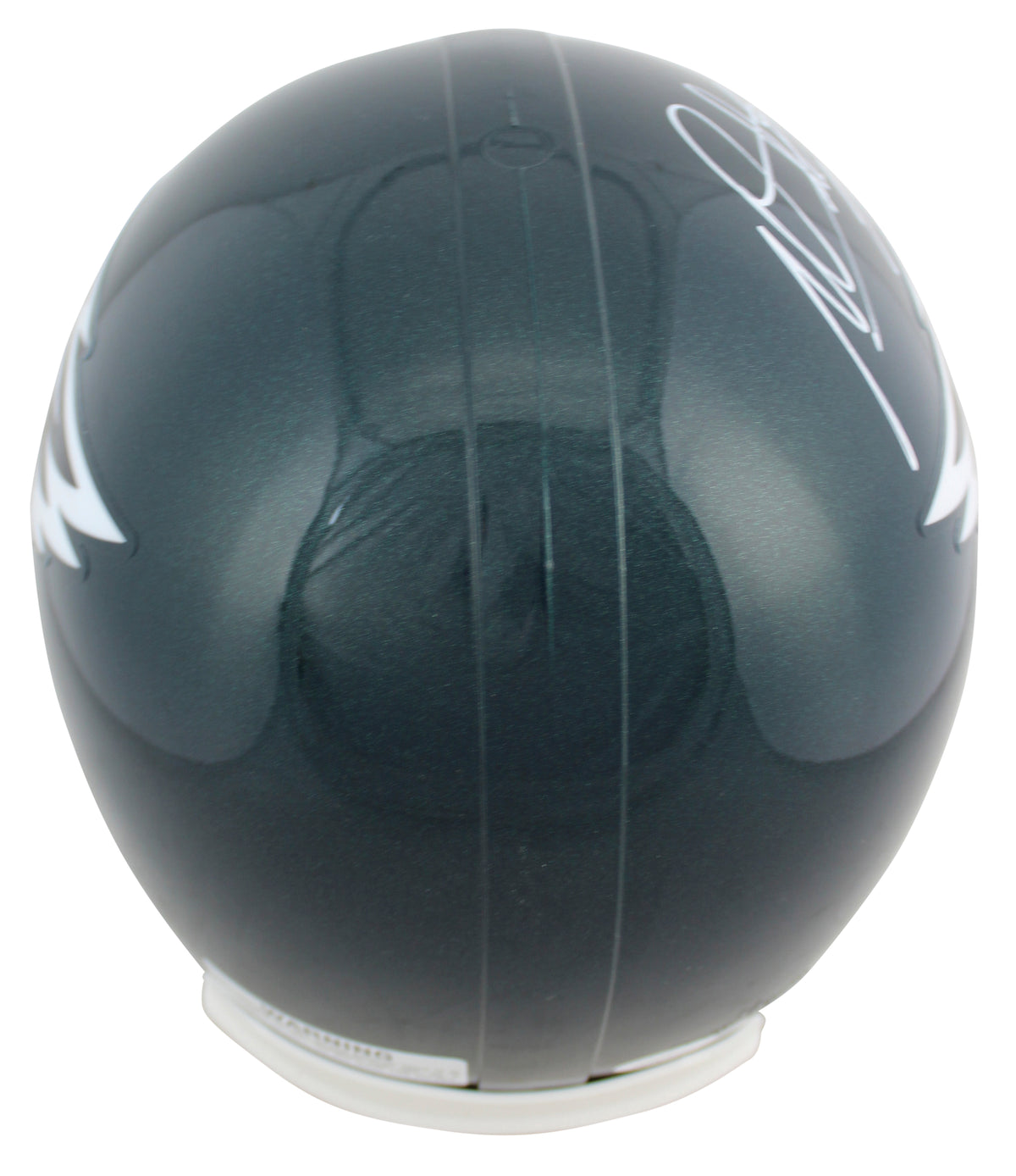 Eagles Miles Sanders Authentic Signed Riddell Full Size Rep Helmet JSA Witness