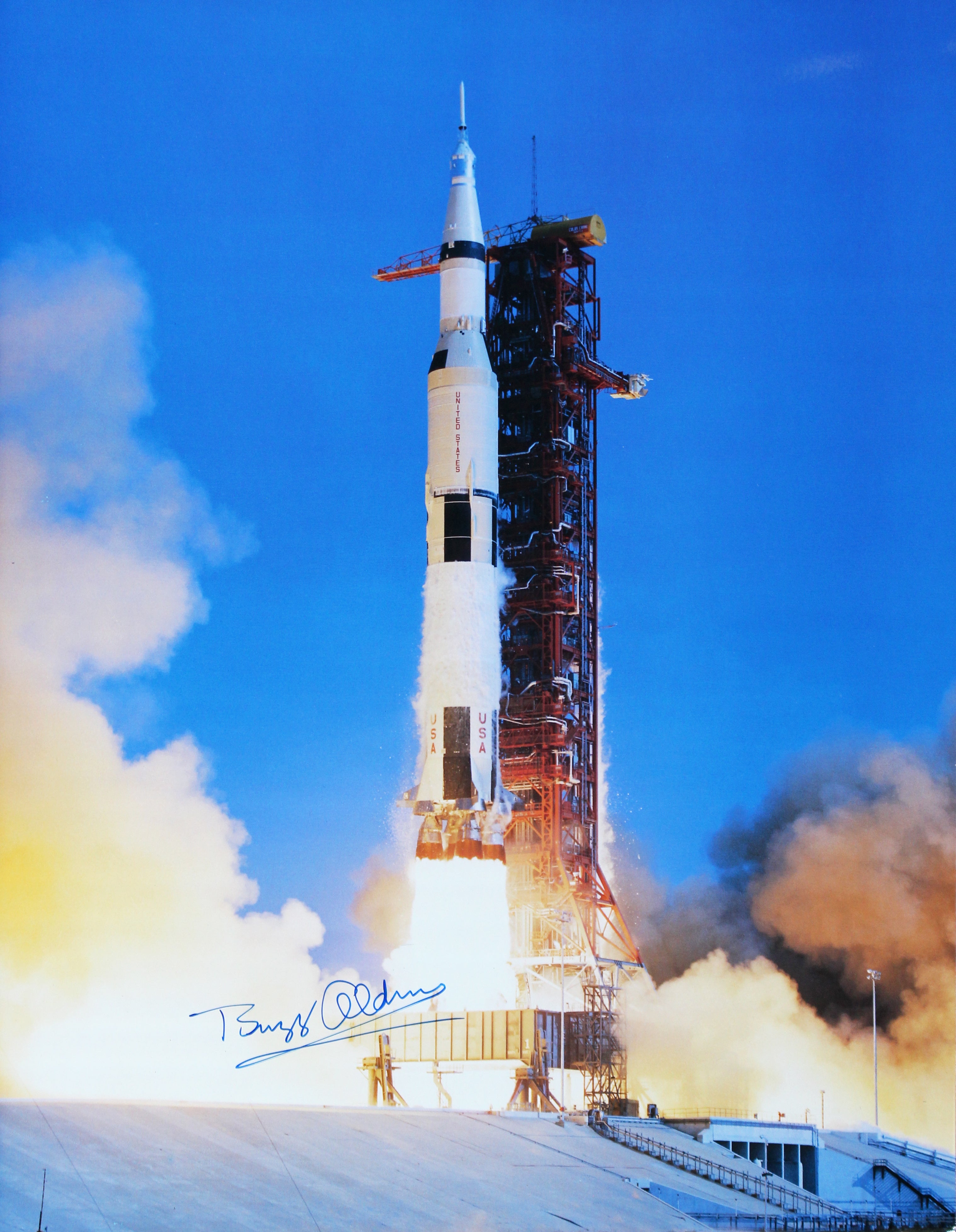 Edwin "Buzz" Aldrin Apollo 11 Authentic Signed 16x20 Photo BAS #AD04278