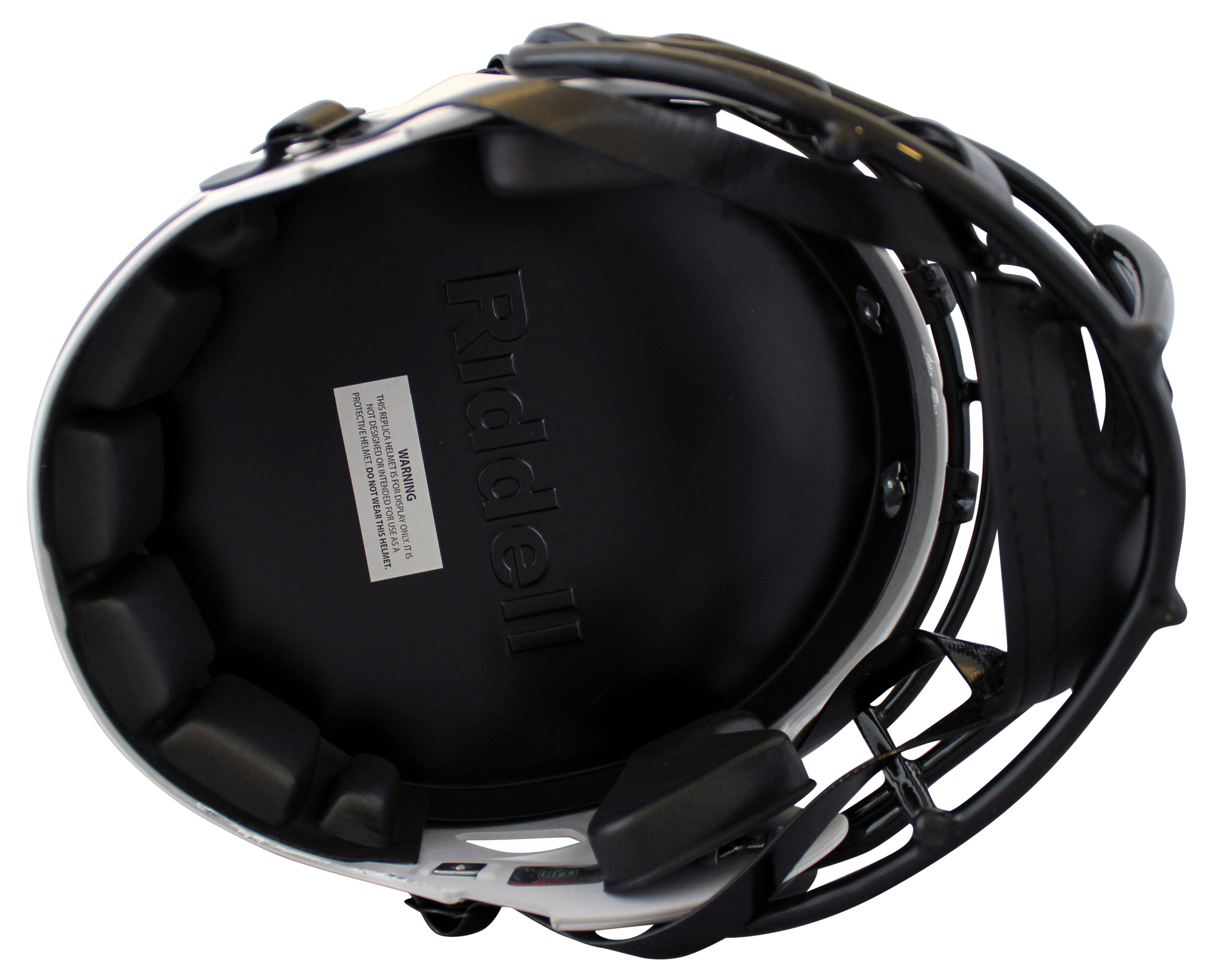 Ravens Jonathan Ogden "Stat" Signed Lunar Full Size Speed Rep Helmet BAS Witness