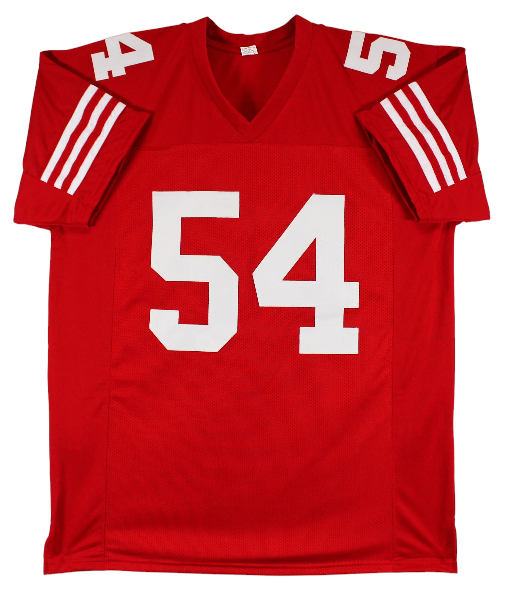 Fred Warner Authentic Signed Red Pro Style Jersey Autographed BAS