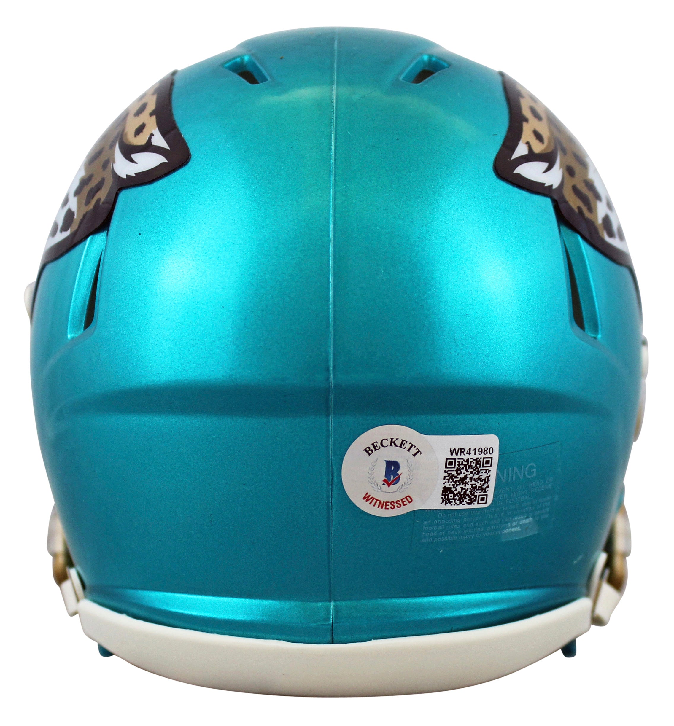 Jaguars Fred Taylor Authentic Signed Flash Speed Mini Helmet BAS Witnessed