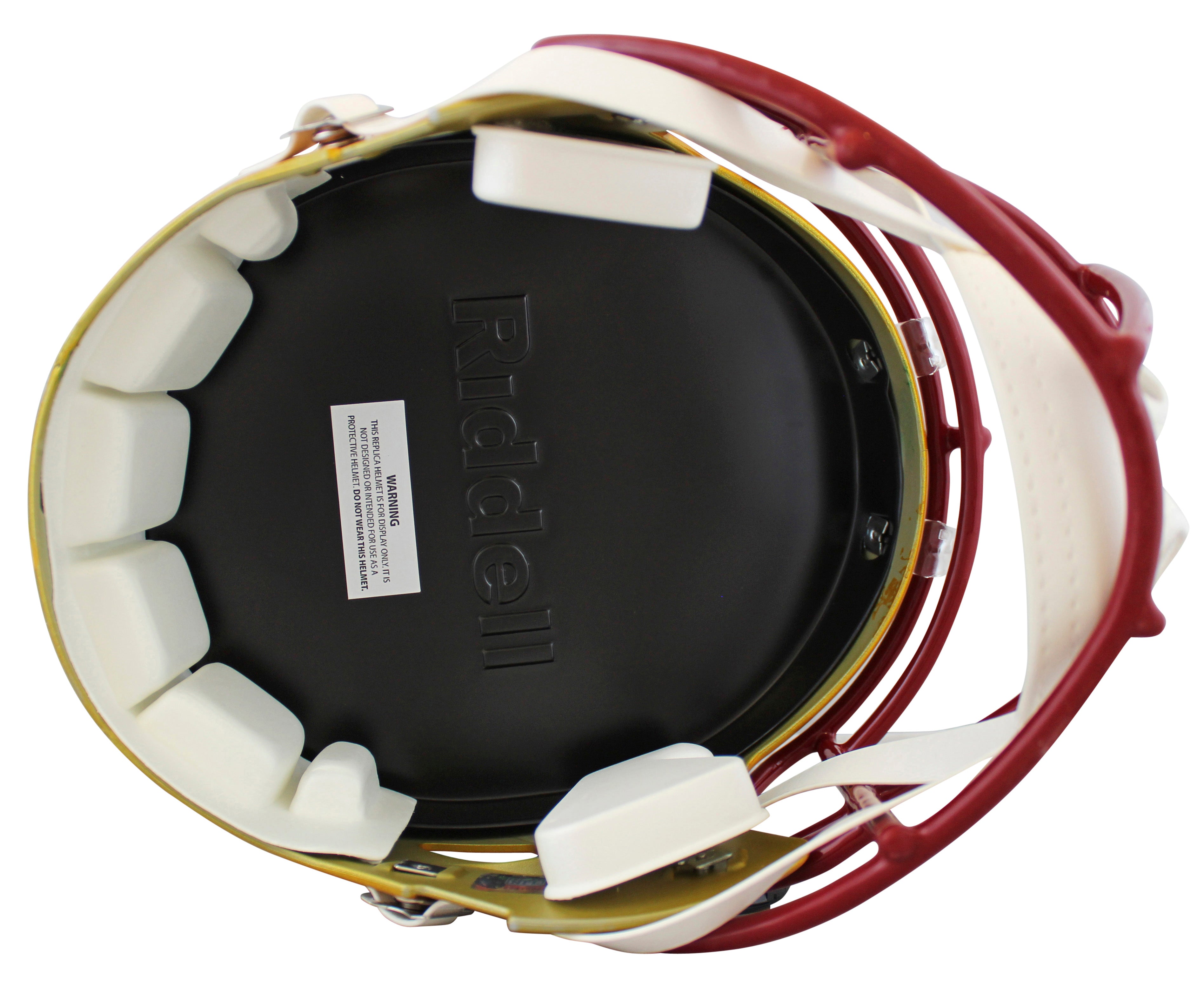 WFT John Riggins Authentic Signed Flash Full Size Speed Rep Helmet BAS Witnessed