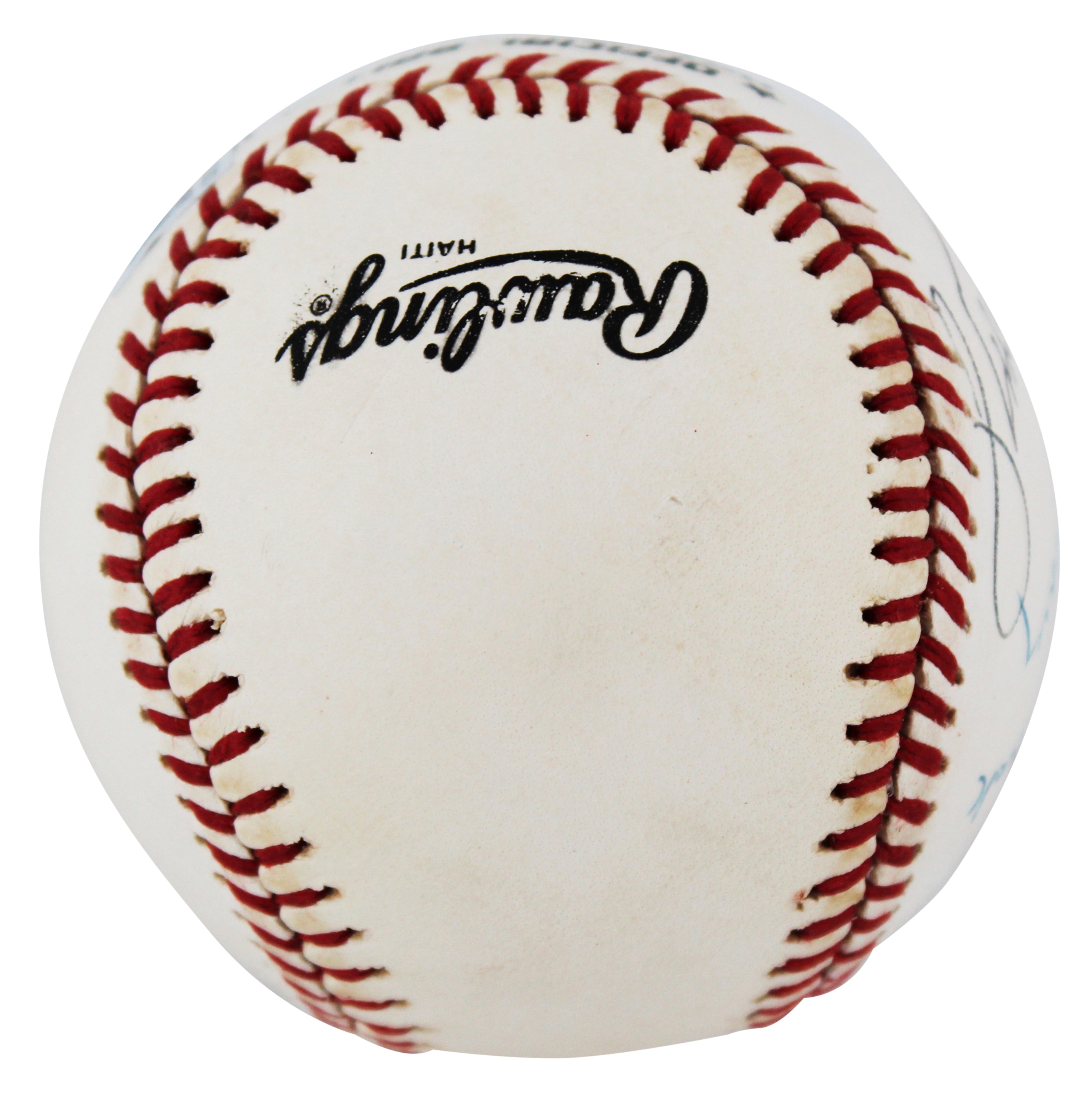 Mariners Ken Girffey Jr. & Ken Griffey Sr. Signed Onl Baseball BAS #AC33303