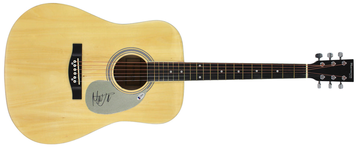 Mick Jagger The Rolling Stones Authentic Signed Acoustic Guitar BAS #A78559