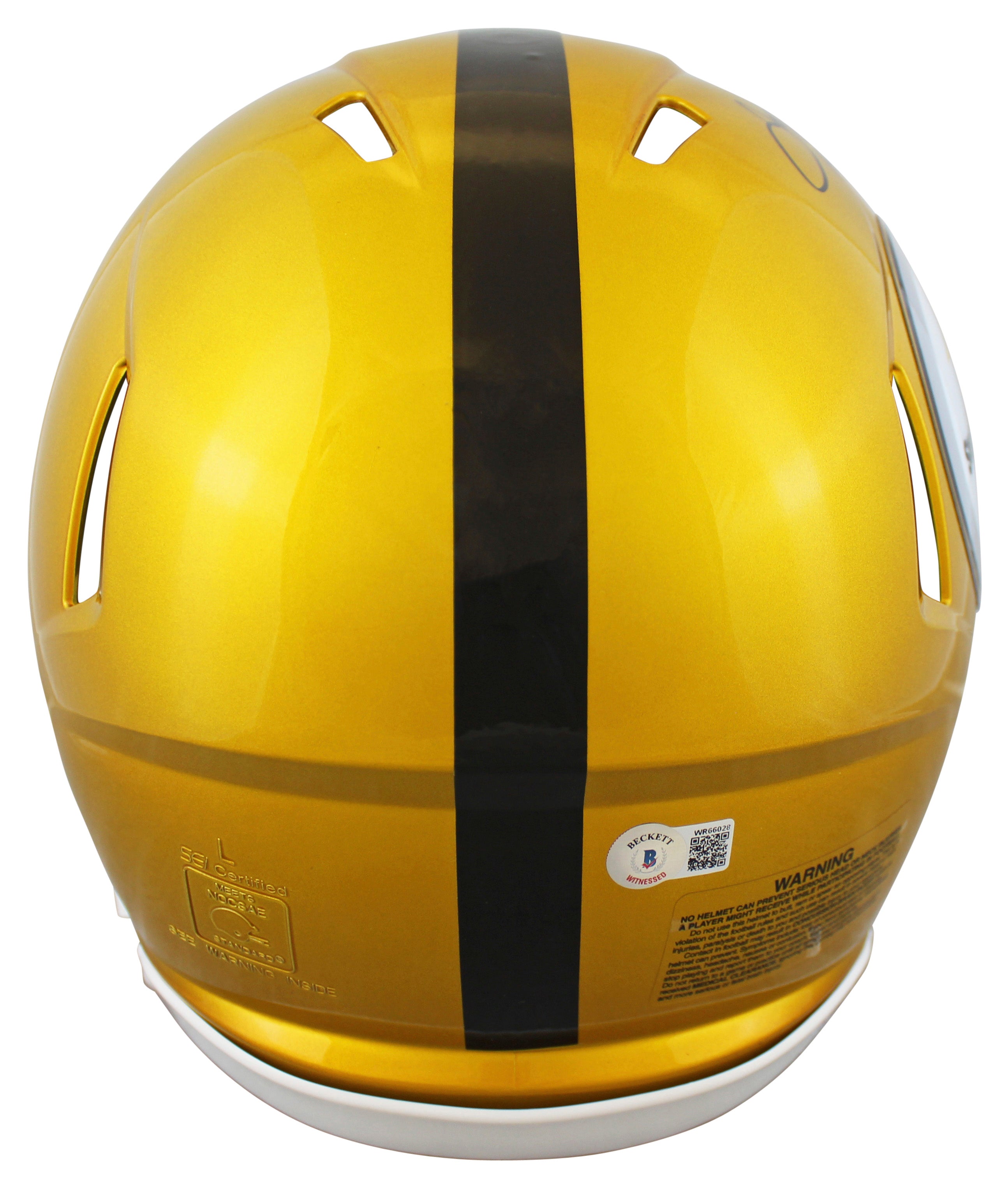 Steelers Joe Greene "HOF 87" Signed Flash Full Size Speed Proline Helmet BAS Wit