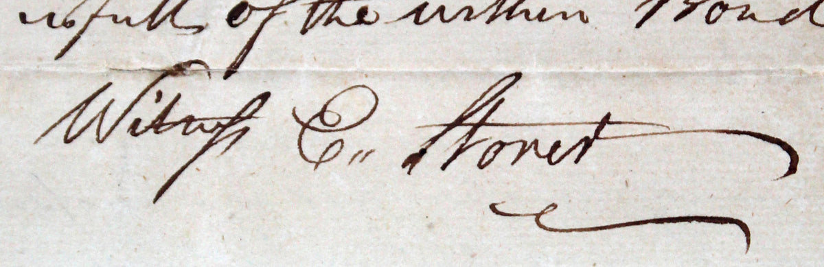 John Hancock Authentic Signed & Framed 1/5/1774 Loan Document BAS #AD04258