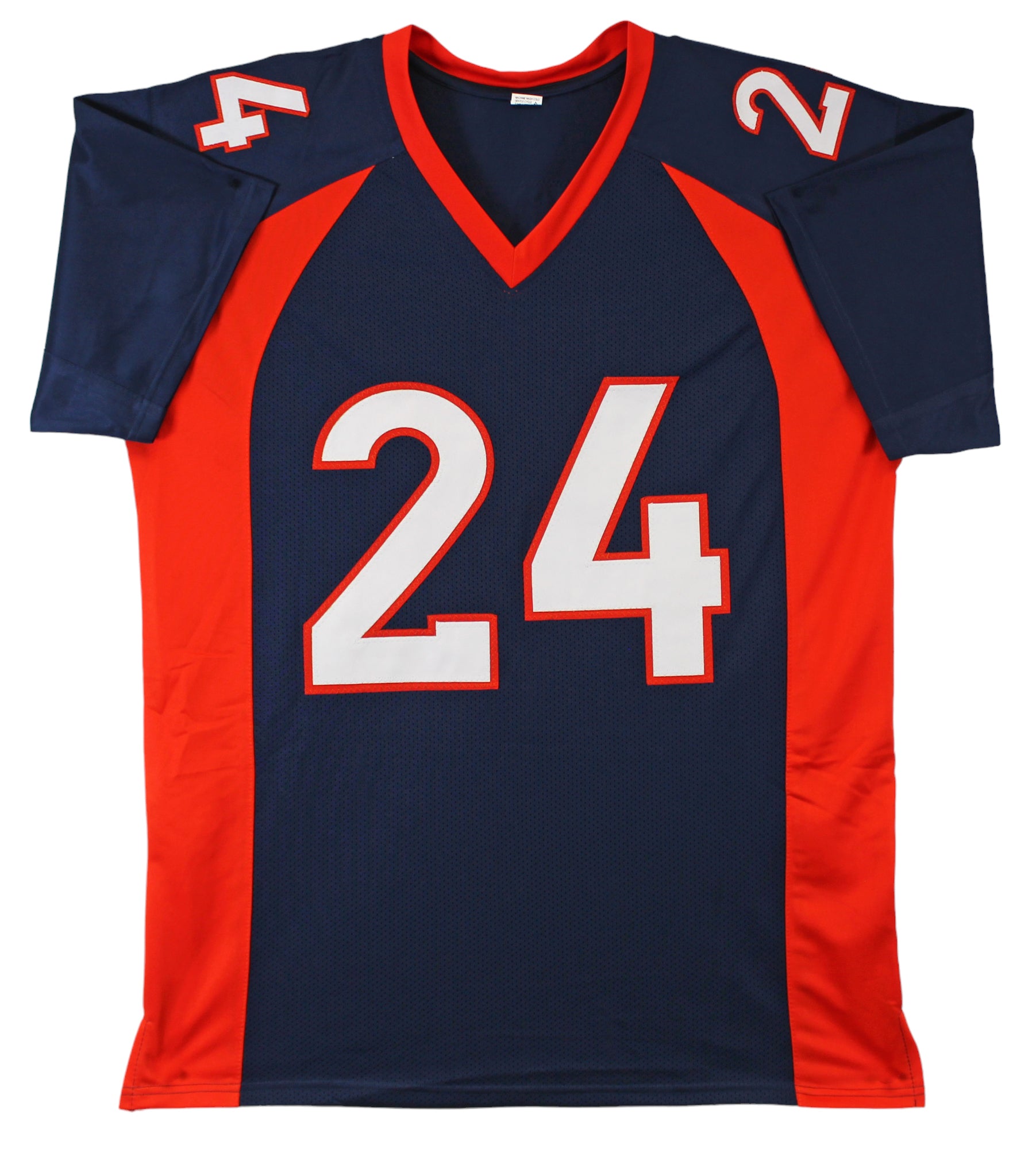 Champ Bailey Authentic Signed Navy Blue Pro Style Jersey BAS Witnessed #W105822