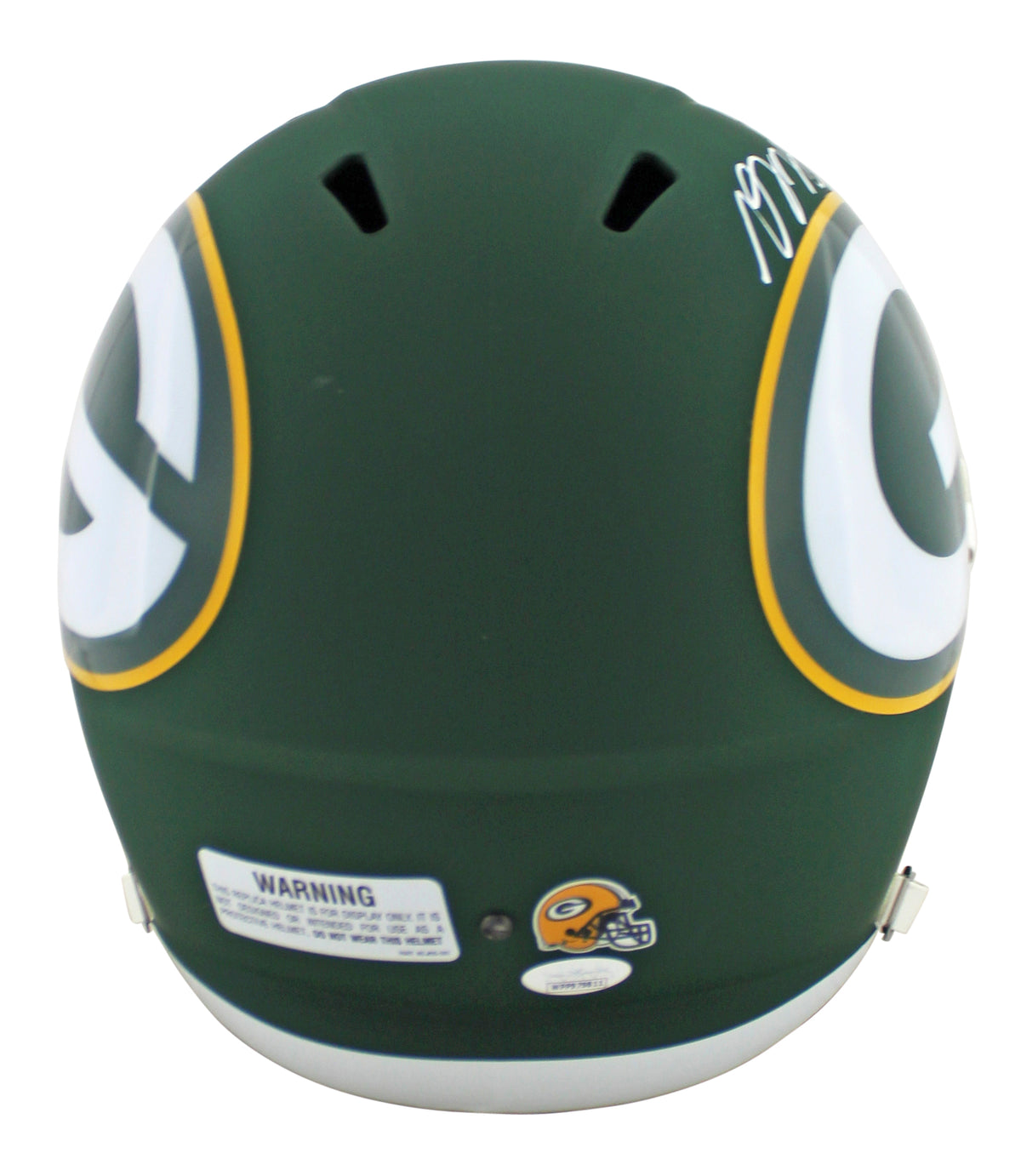 Packers Davante Adams Signed Amp Full Size Speed Rep Helmet JSA Witness