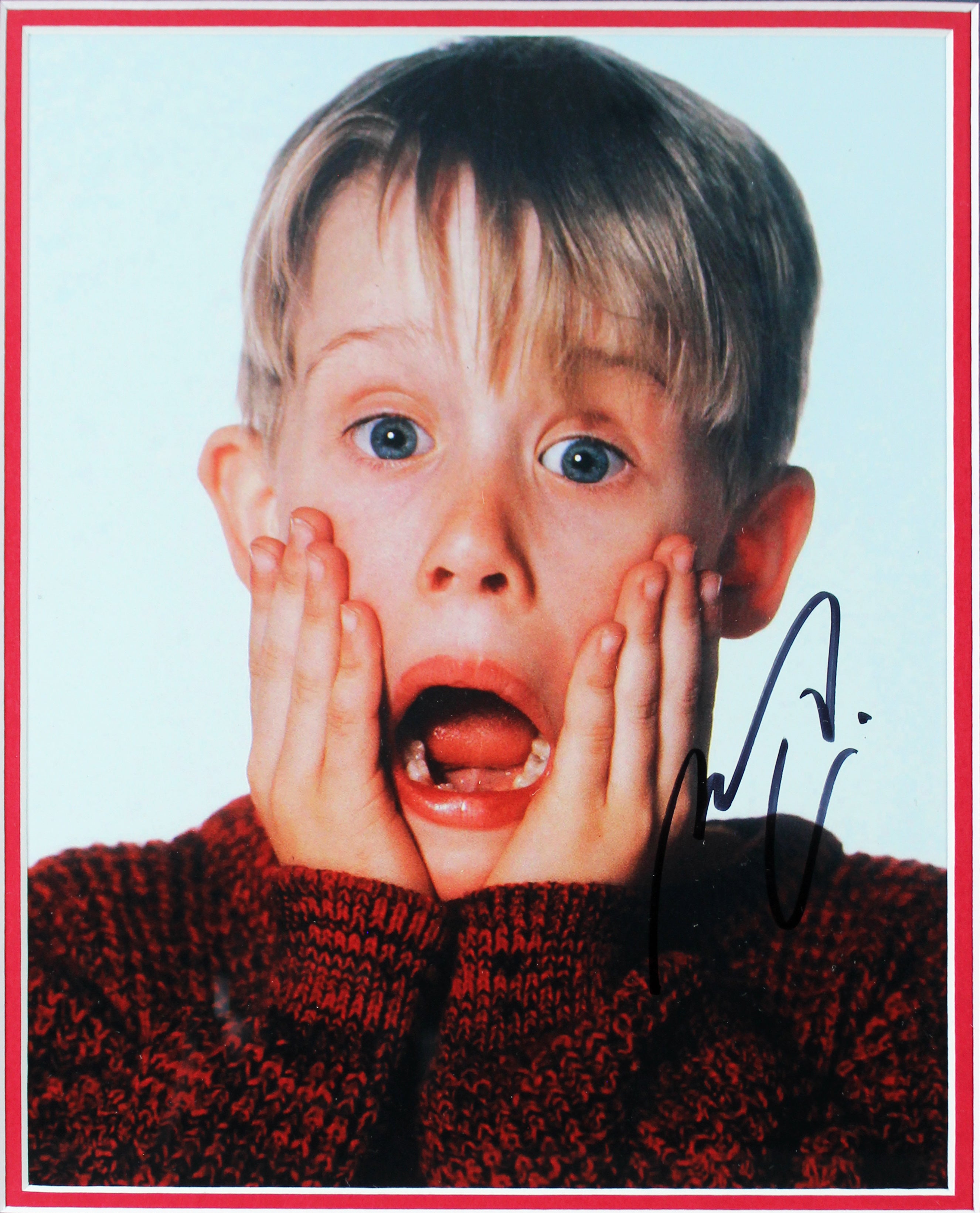 Macaulay Culkin Home Alone Authentic Signed 8x10 Framed Photo JSA #YY67019