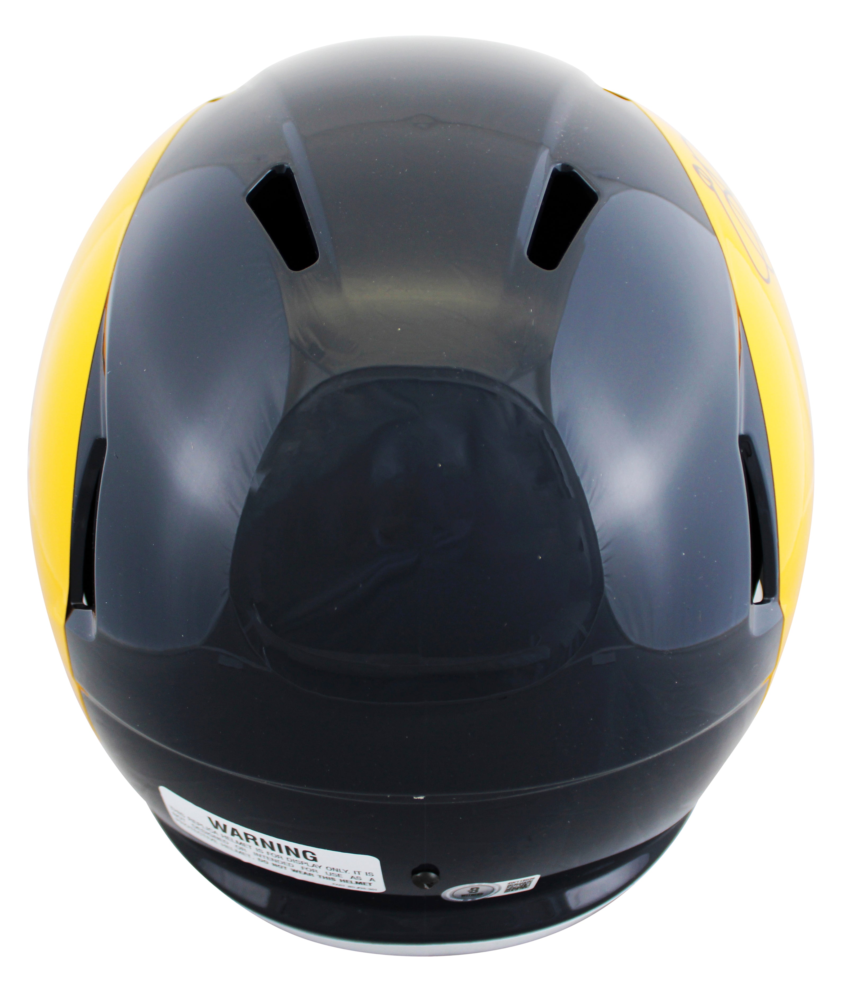 Rams Eric Dickerson "HOF 99" Signed 1981-99 TB Full Size Speed Rep Helmet BAS W