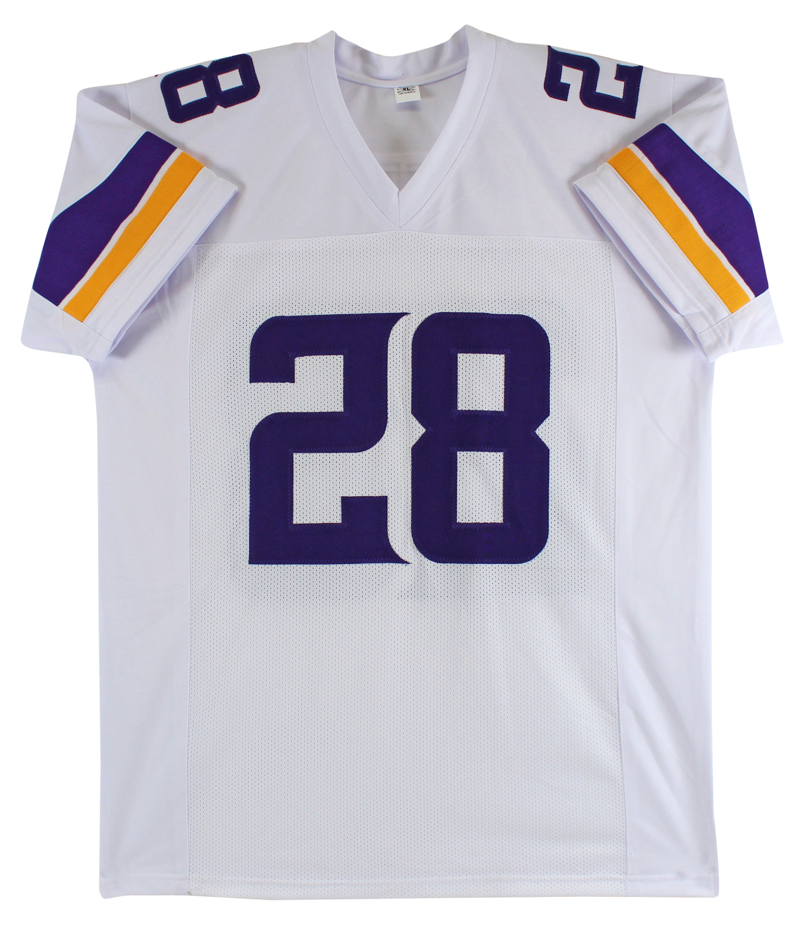 Adrian Peterson Authentic Signed White Pro Style Jersey Autographed BAS Witness