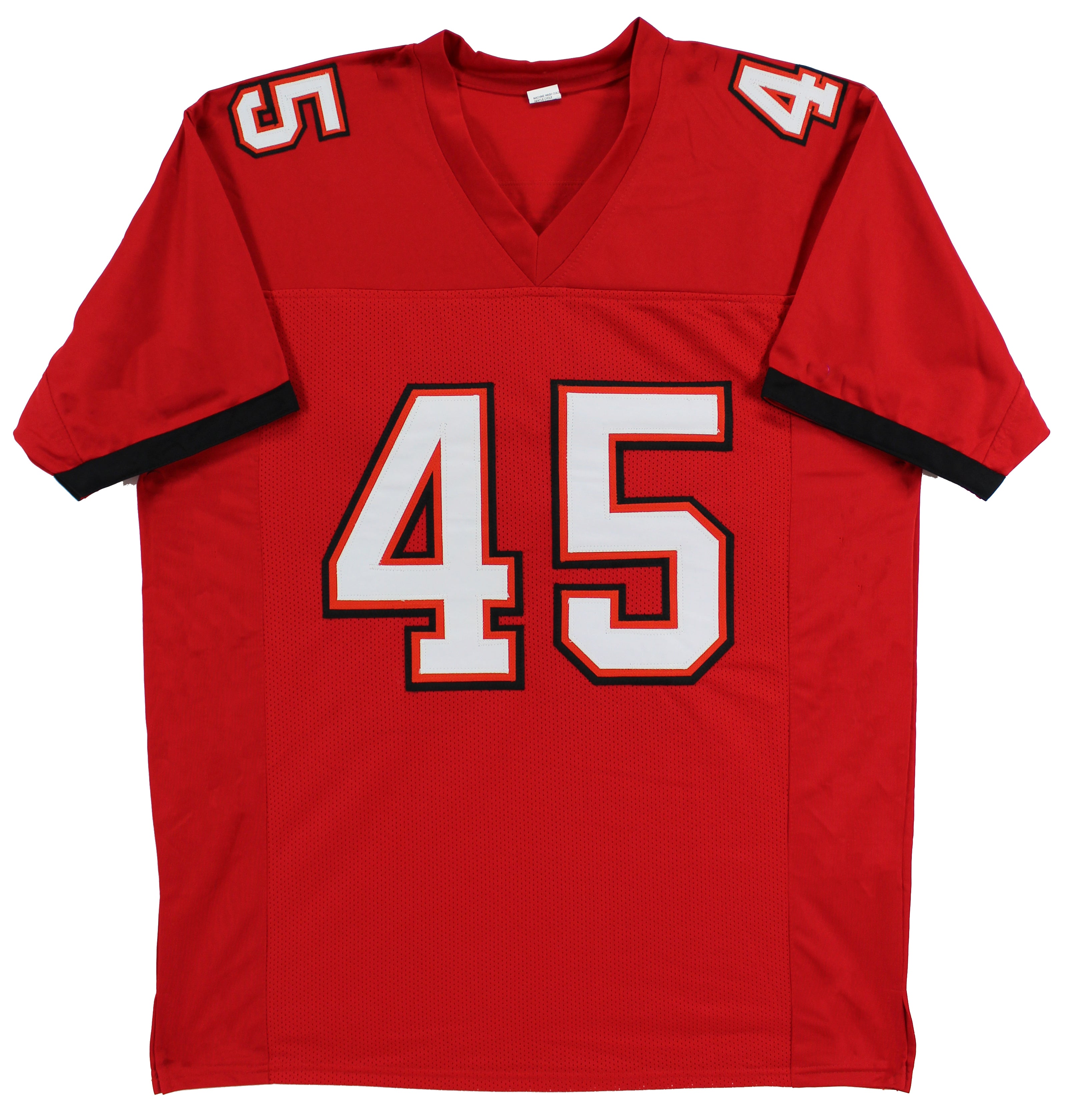 Devin White Authentic Signed Red Pro Style Jersey Autographed BAS Witnessed