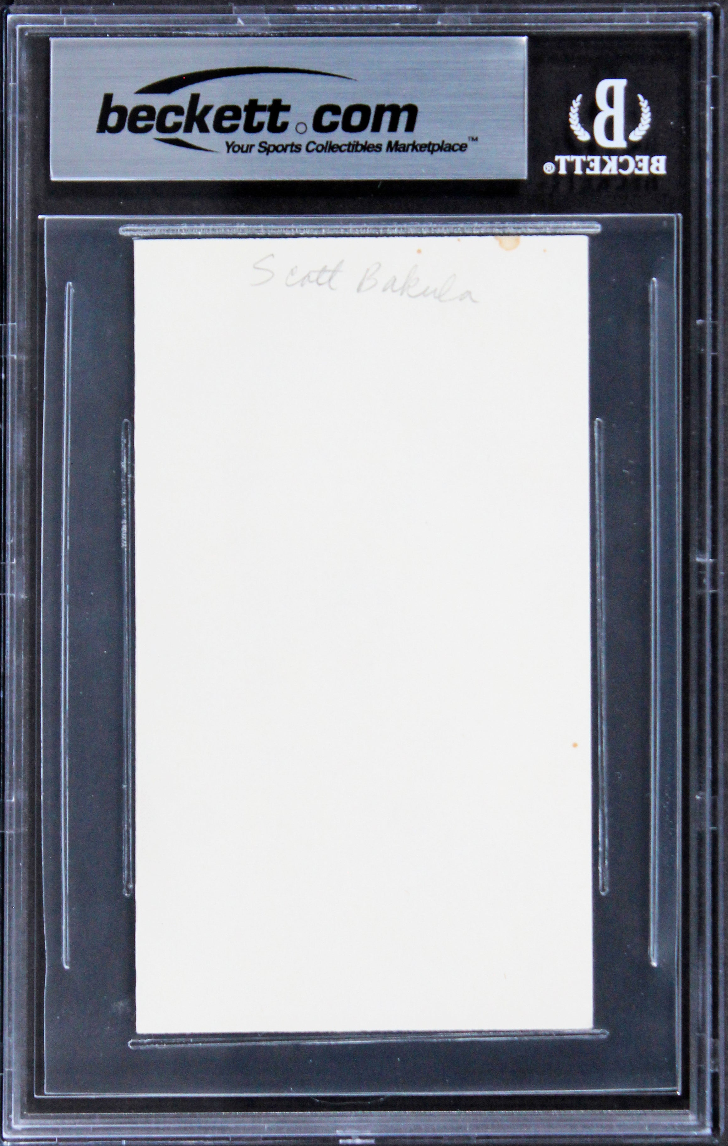 Scott Bakula Star Trek Enterprise Authentic Signed 3x5 Index Card BAS Slabbed 2