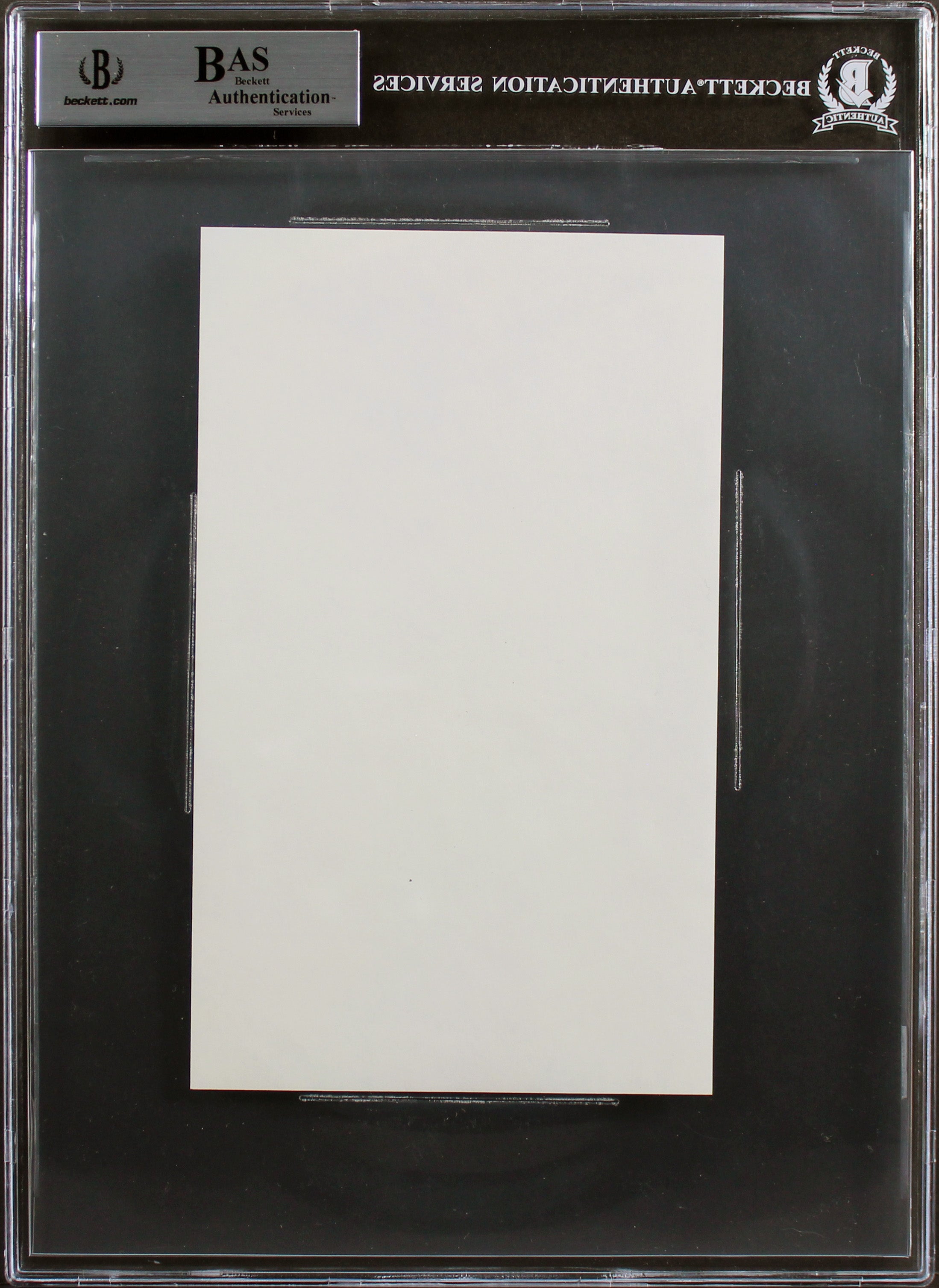 Gisele Bundchen Authentic Signed 4.5x8.5 Cut Signature Autographed BAS Slabbed