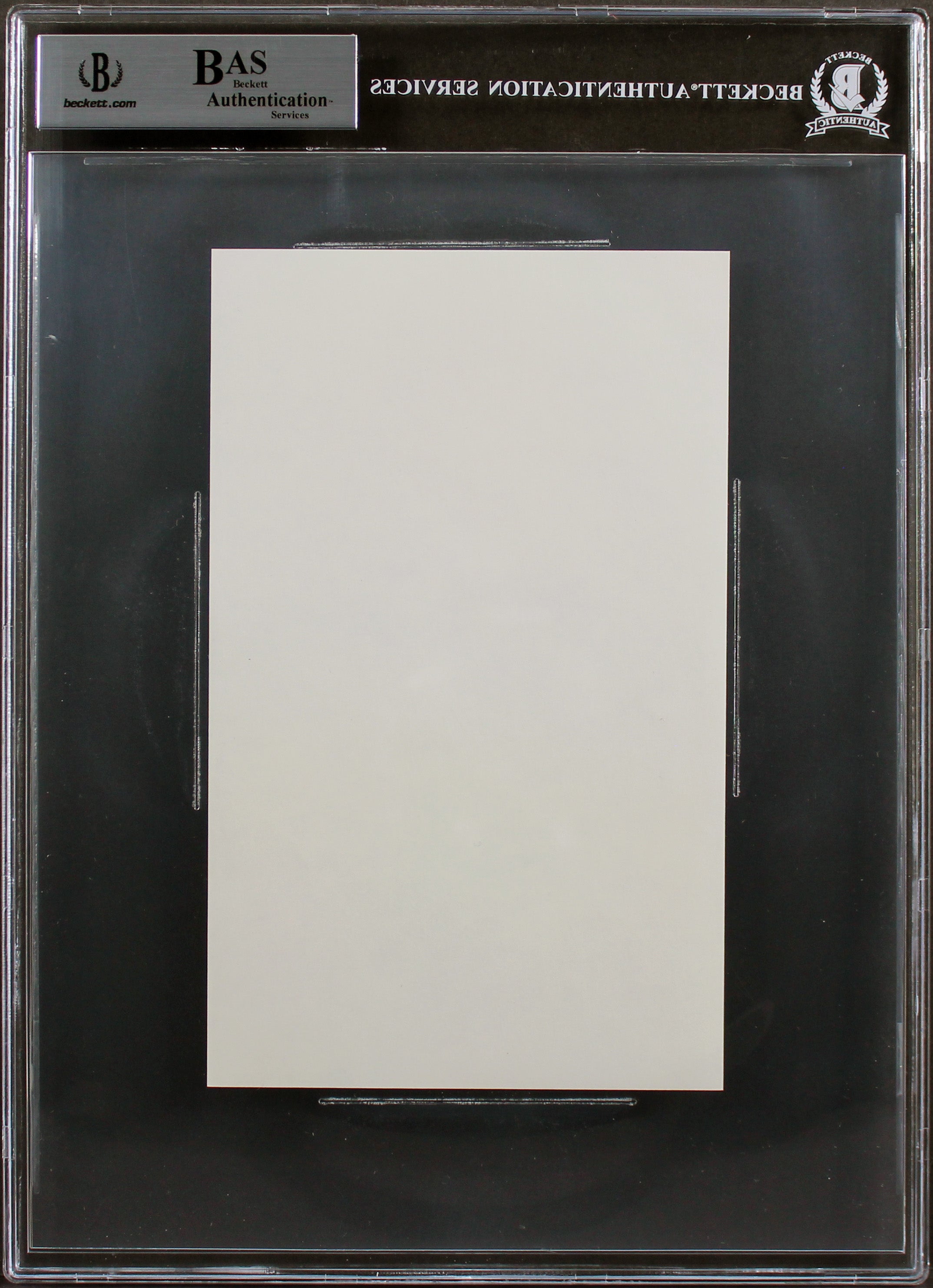 Gisele Bundchen Authentic Signed 4.5x8.5 Cut Signature Autographed BAS Slabbed