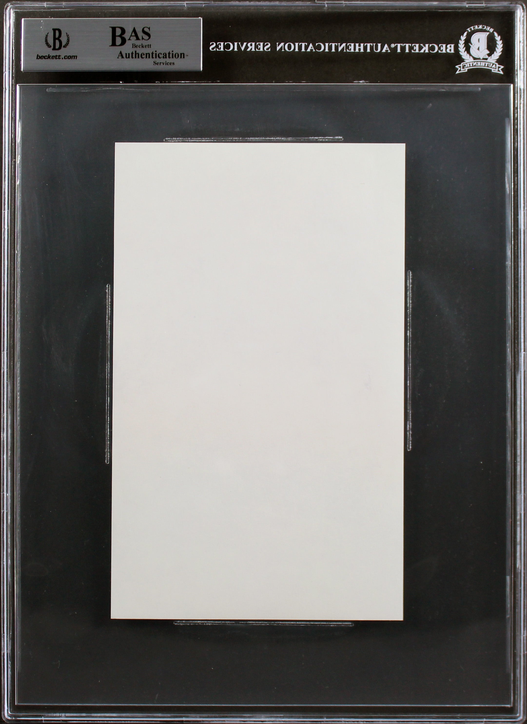 Gisele Bundchen Authentic Signed 4.5x8.5 Cut Signature Autographed BAS Slabbed