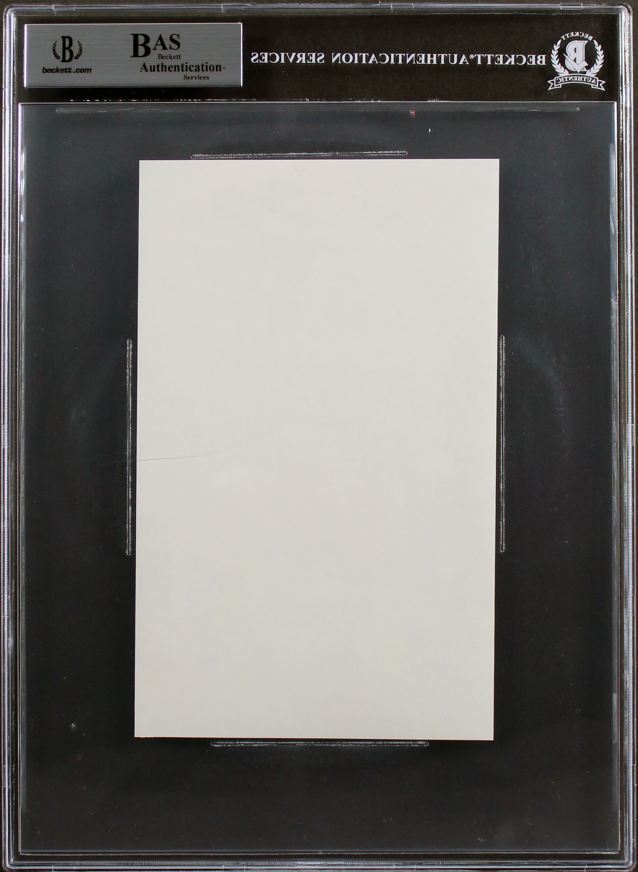 Gisele Bundchen Authentic Signed 4.5x8.5 Cut Signature Autographed BAS Slabbed
