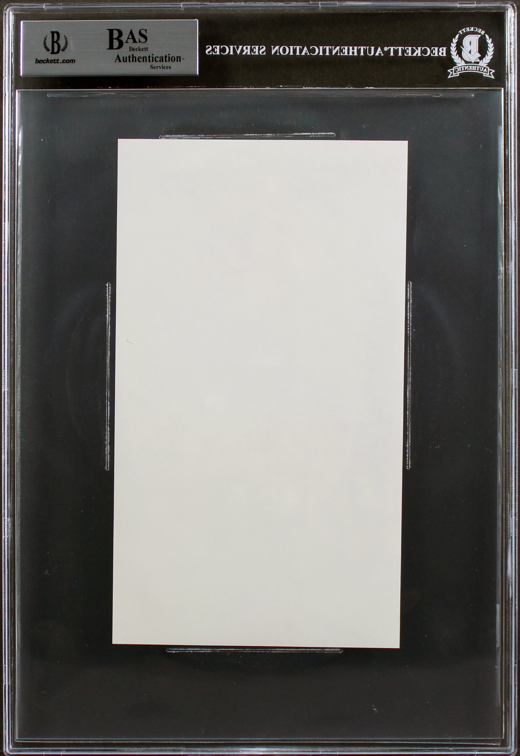 Gisele Bundchen Authentic Signed 4.5x8.5 Cut Signature BAS Slabbed
