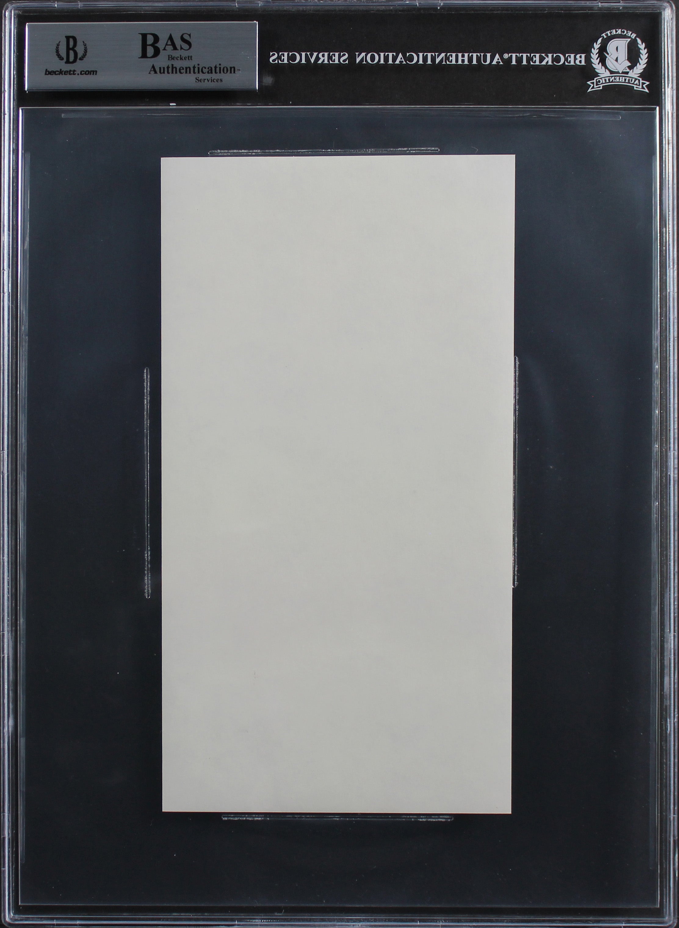 Gisele Bundchen Authentic Signed 4.5x8.5 Cut Signature BAS Slabbed