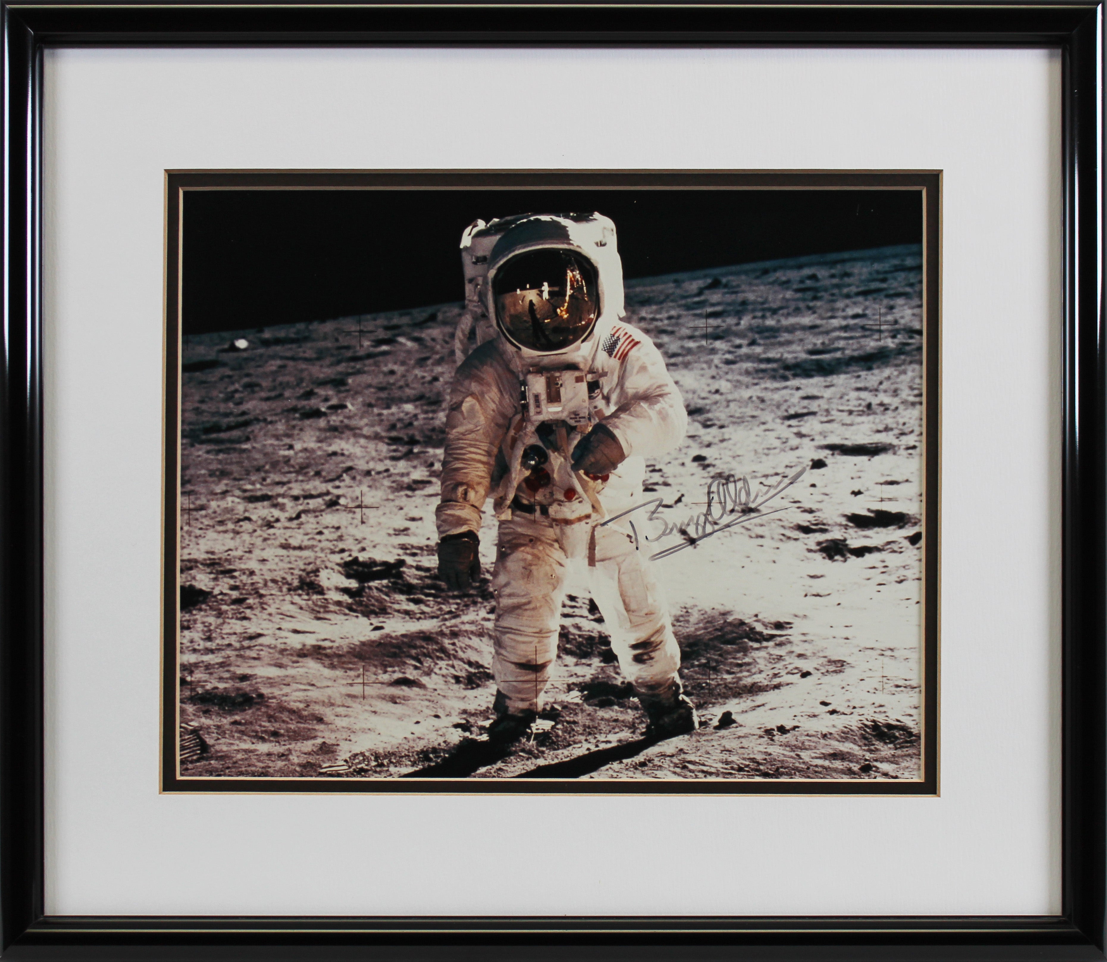 Apollo 11 Edwin "Buzz" Aldrin Authentic Signed 8x10 Framed Photo BAS #AB14176