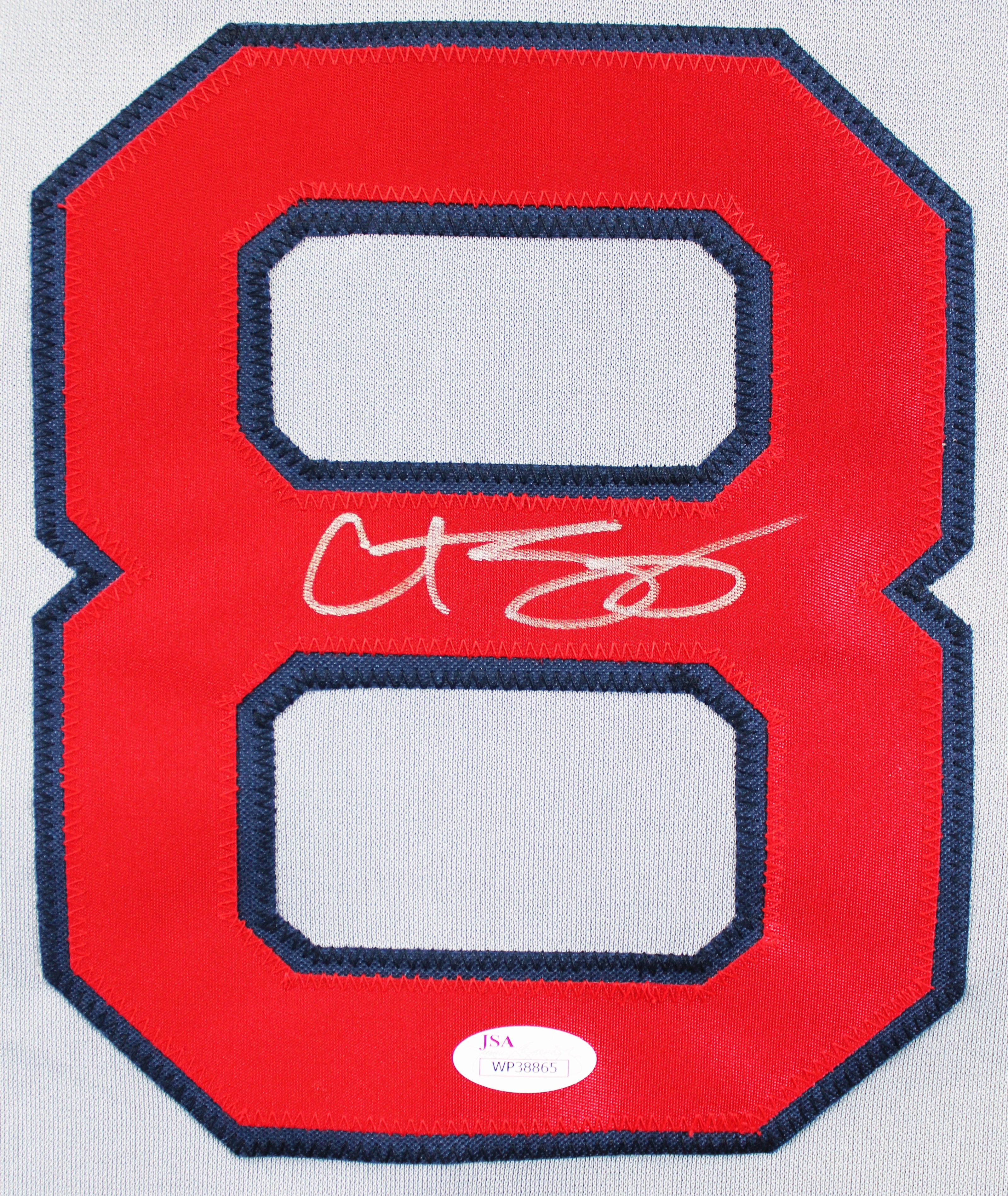 Curt Schilling Authentic Signed Grey Pro Style Jersey Autographed JSA Witness