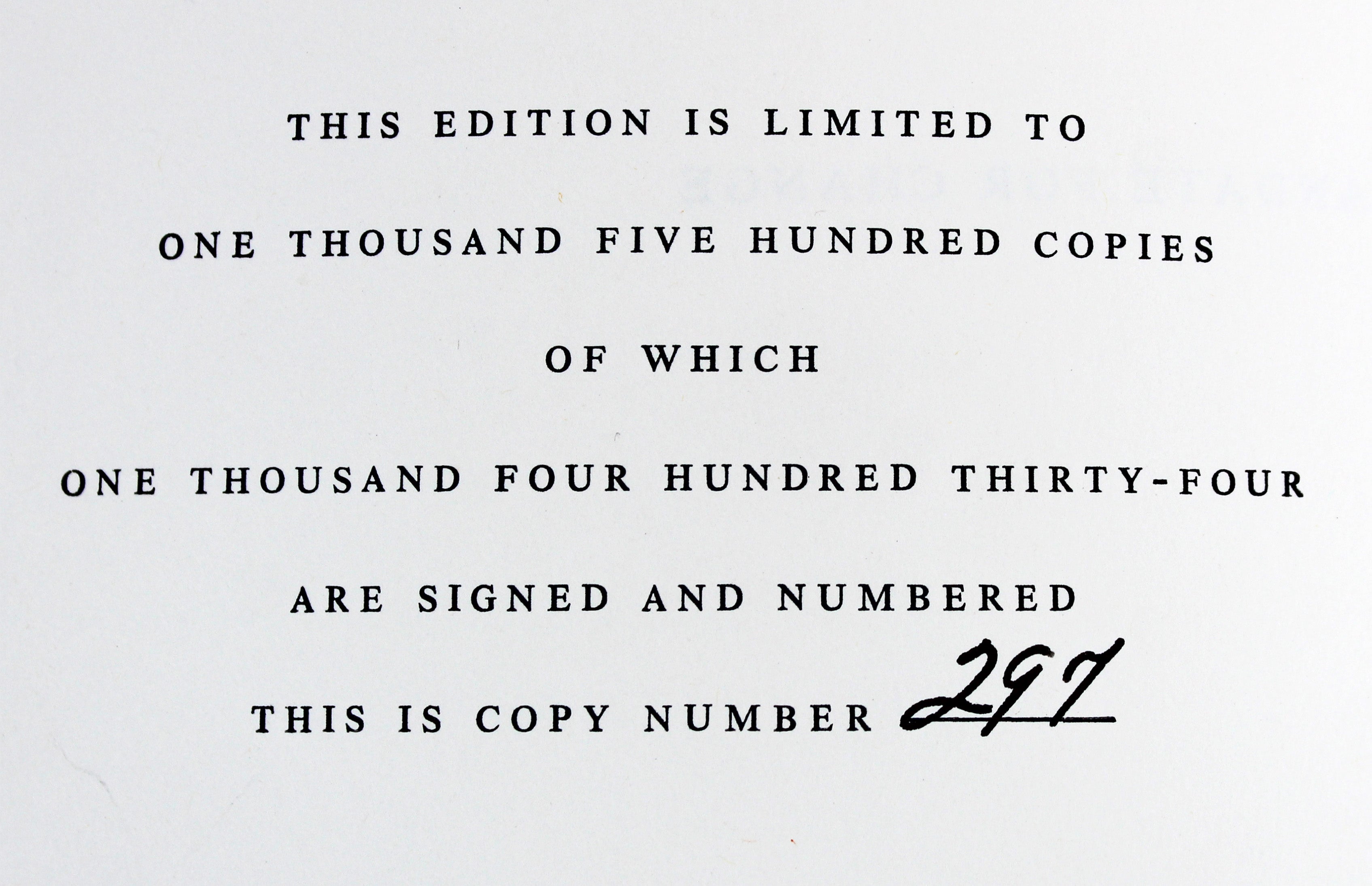 Dwight D. Eisnehower Signed Mandate For Change Hard Cover Book LE #297/1434 BAS