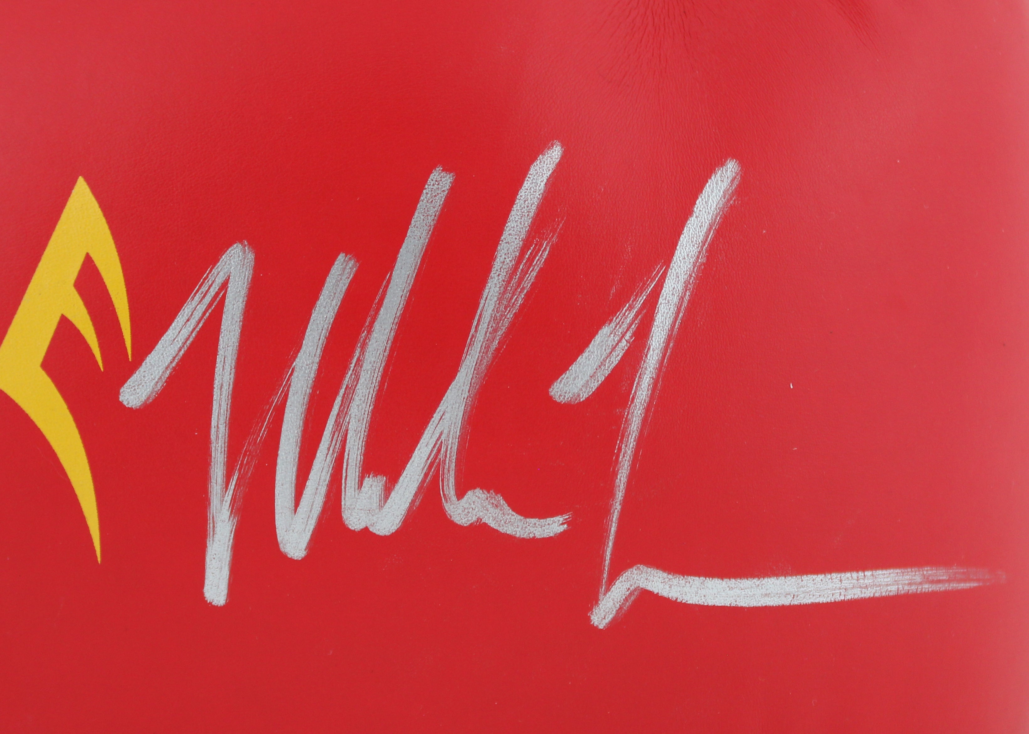 Mike Tyson Authentic Signed Red Everlast Boxing Glove JSA Witness #WIT829669
