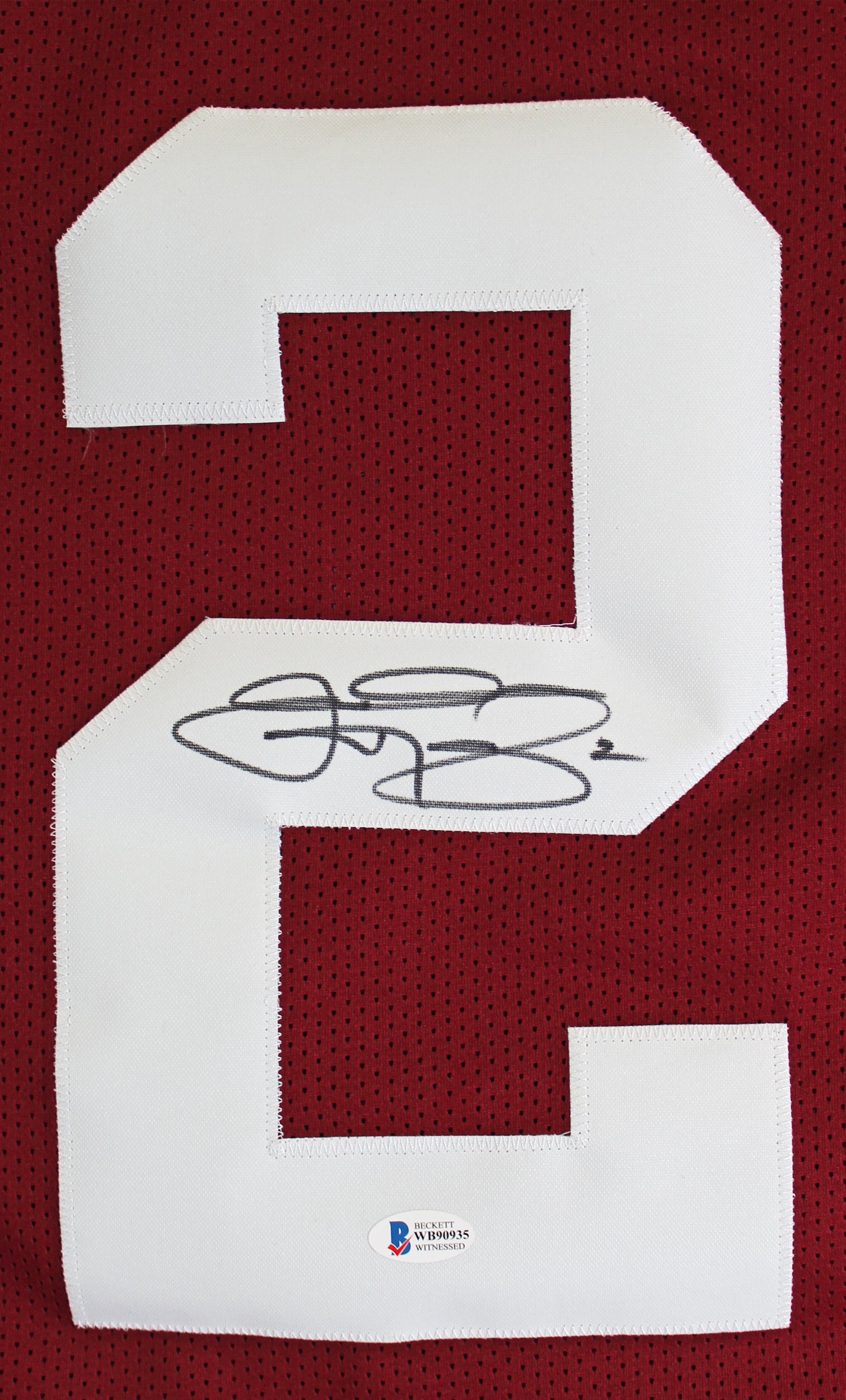 Texas A&M Johnny Manziel Authentic Signed Maroon Pro Style Jersey BAS Witnessed