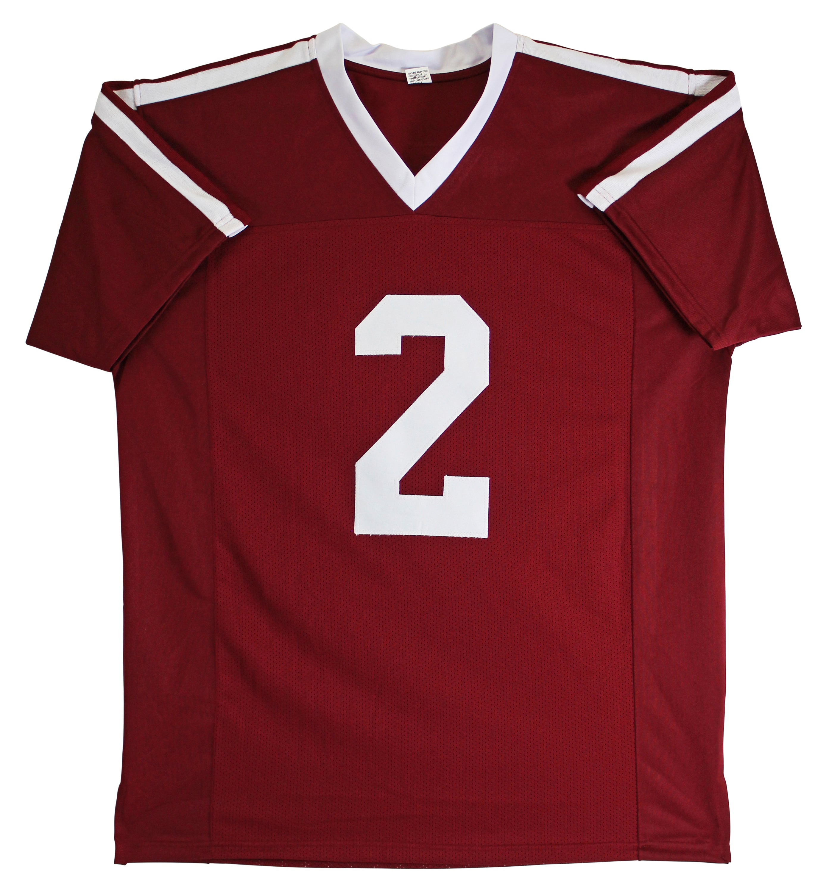 Texas A&M Johnny Manziel Authentic Signed Maroon Pro Style Jersey BAS Witnessed
