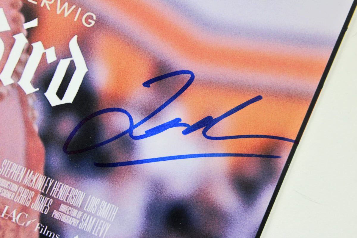 Greta Gerwig & Jordan Rodrigues Lady Bird Signed 12x18 Poster BAS #E37902