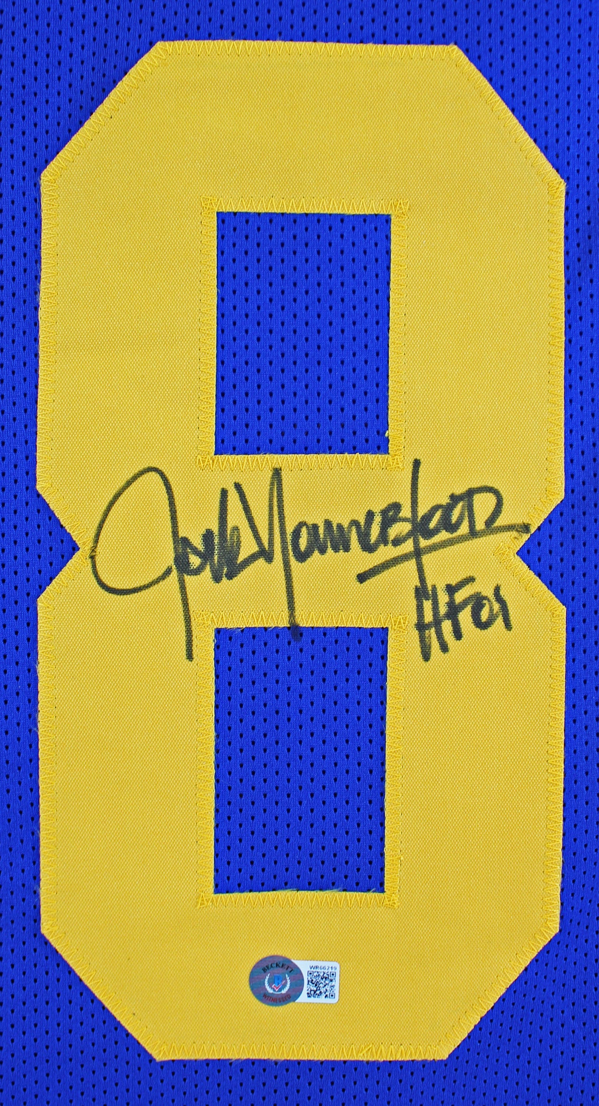 Jack Youngblood "HOF 01" Authentic Signed Blue Pro Style Jersey BAS Witnessed