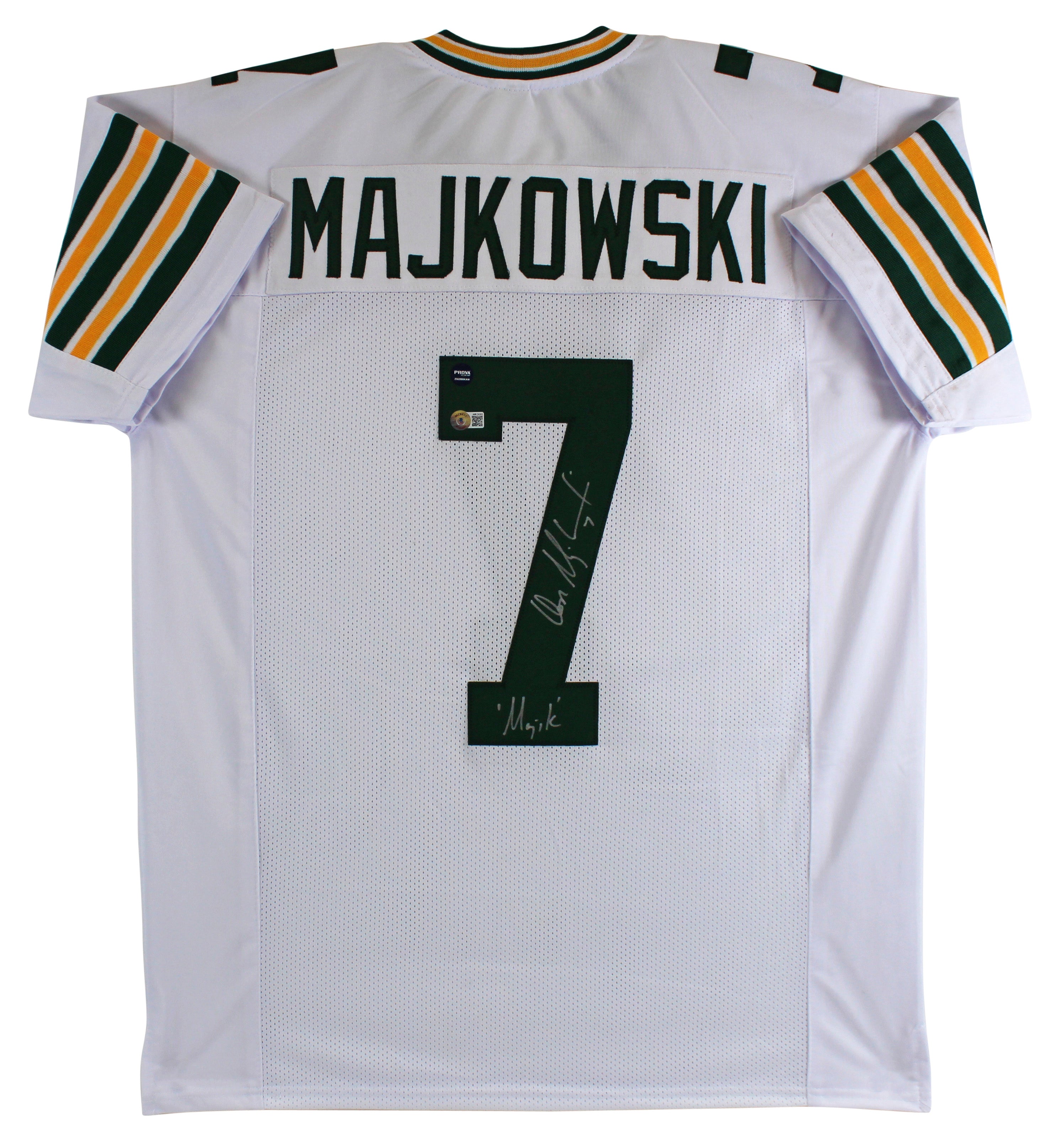 Don Majkowski "Magik" Authentic Signed White Pro Style Jersey BAS Witnessed