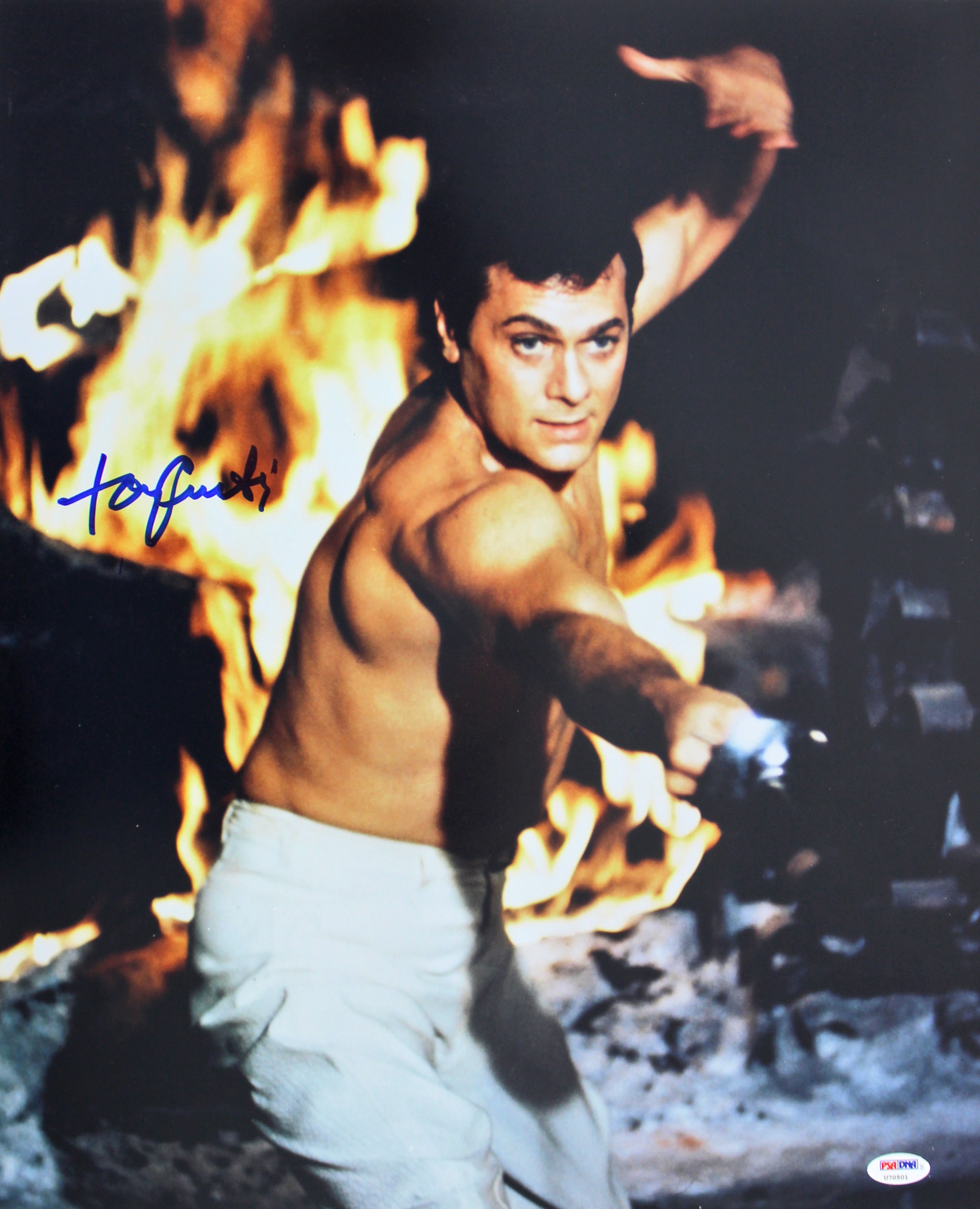 Tony Curtis The Great Race Authentic Signed 16x20 Photo Autographed PSA #U70501