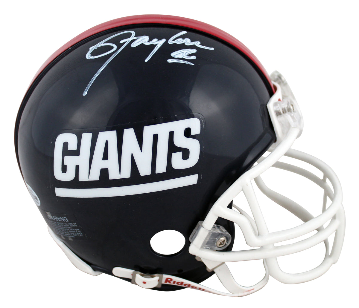 Giants Lawrence Taylor Authentic Signed Mini Helmet Autographed BAS #X71248