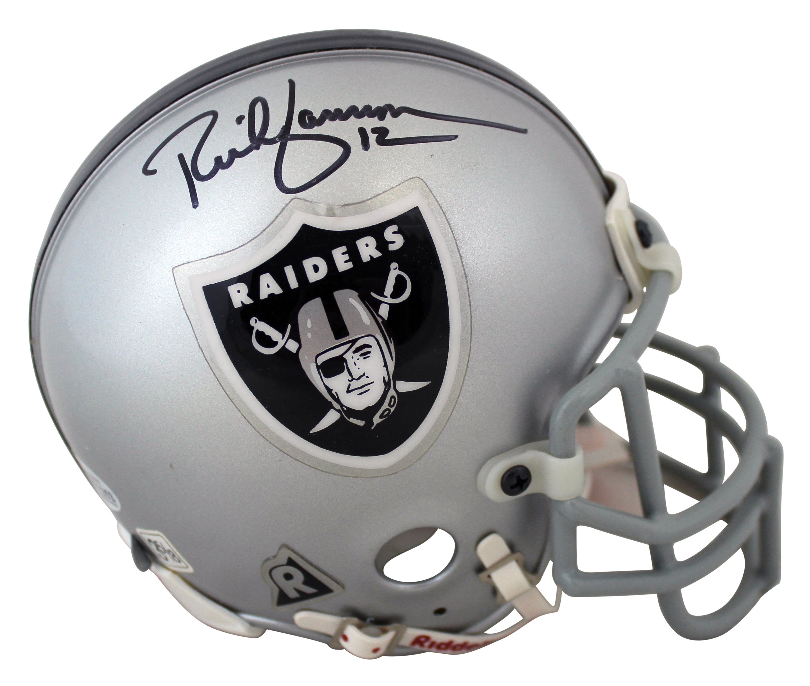 Raiders Rich Gannon Authentic Signed Mini Helmet Autographed BAS #X71252
