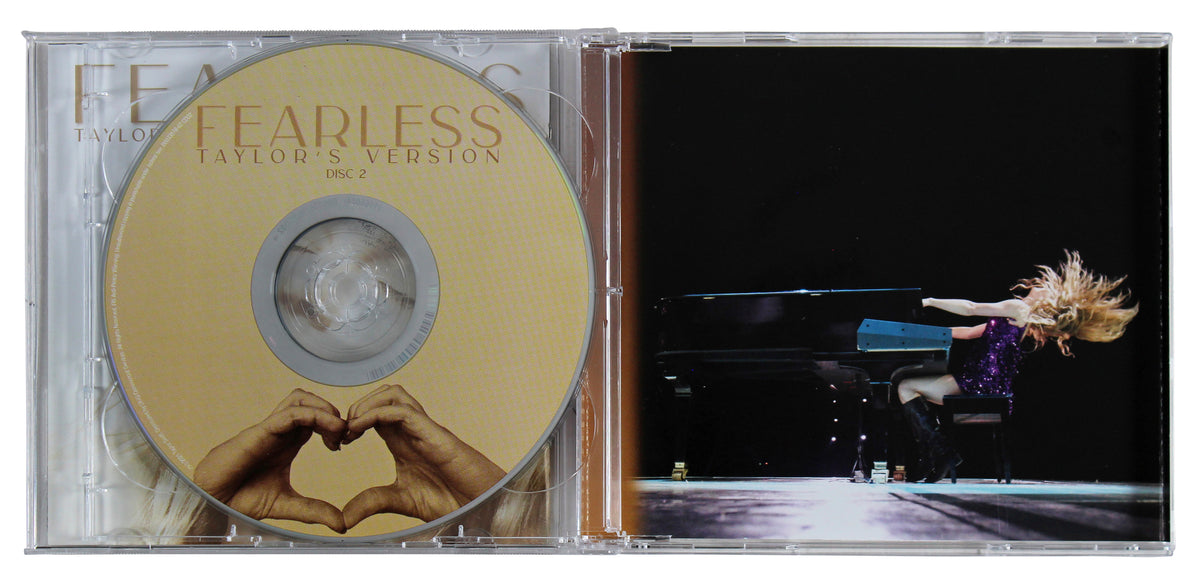 Taylor Swift Authentic Signed Fearless Cd Insert W/ Disk Autographed BAS