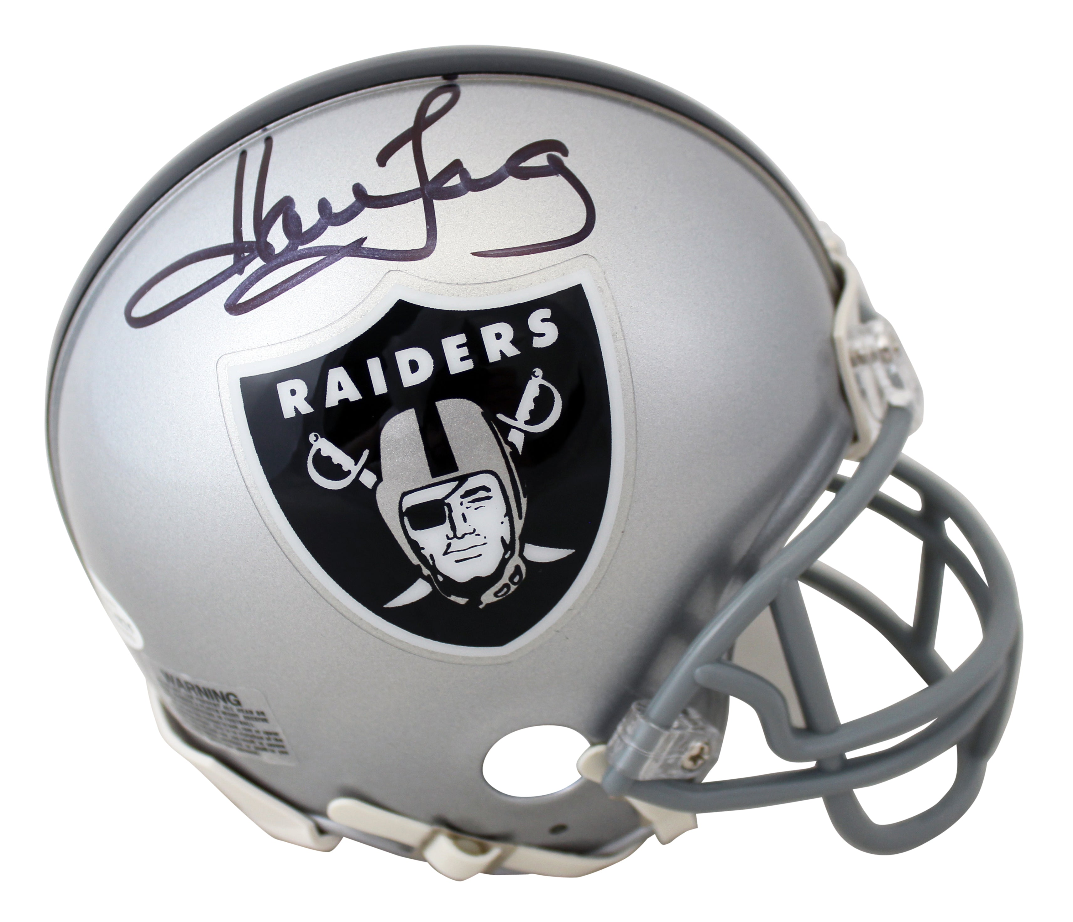 Raiders Howie Long Authentic Signed Rep Mini Helmet Autographed BAS Witnessed
