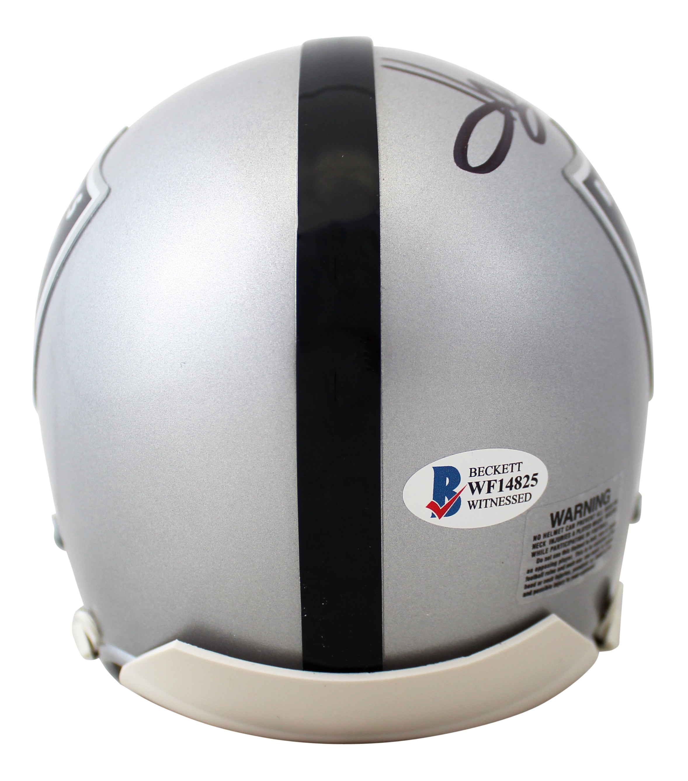 Raiders Howie Long Authentic Signed Rep Mini Helmet Autographed BAS Witnessed