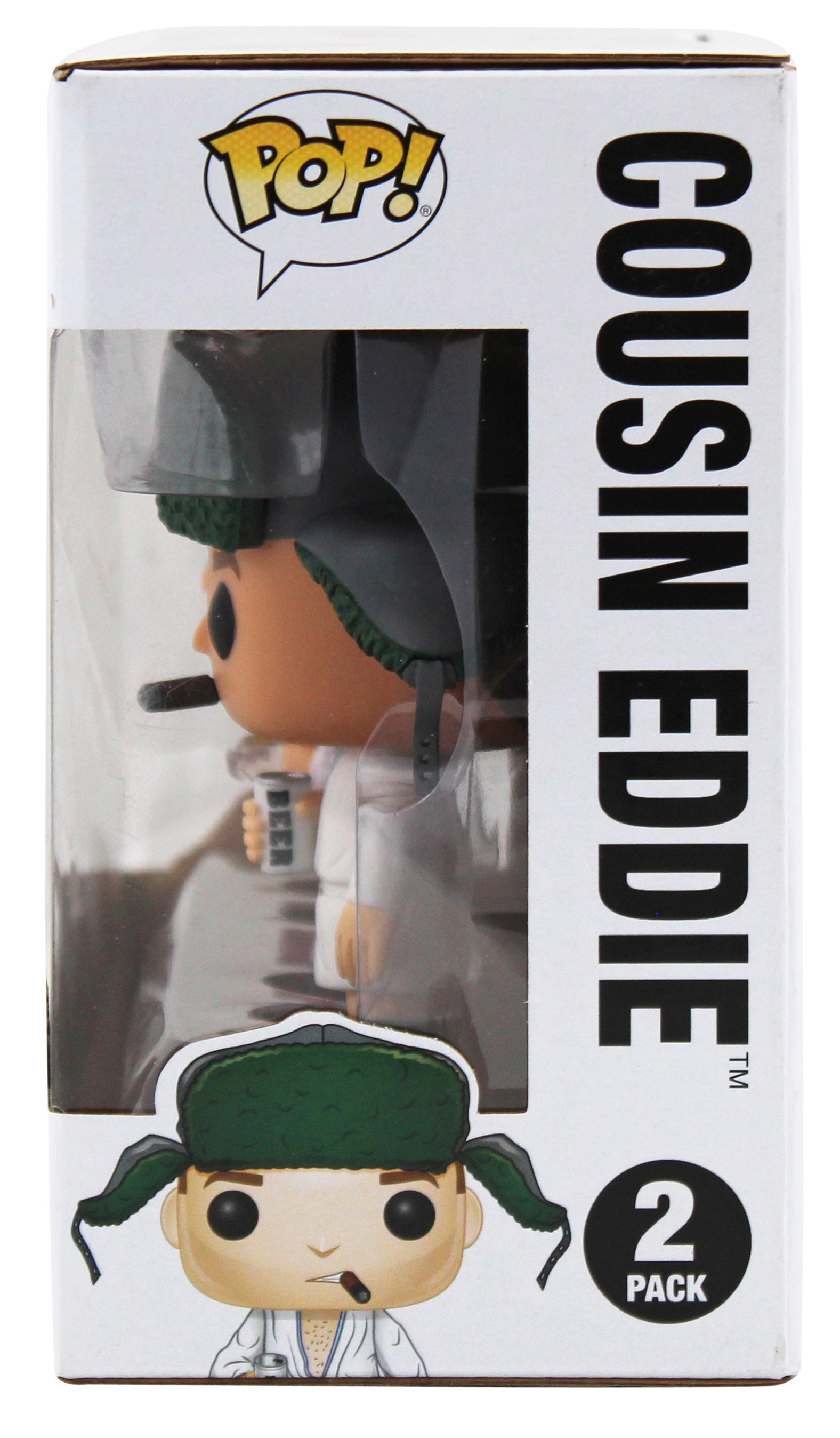 Chevy Chase & Randy Quaid "2x Insc" Signed Funko Pop Vinyl Figure BAS #BK88245