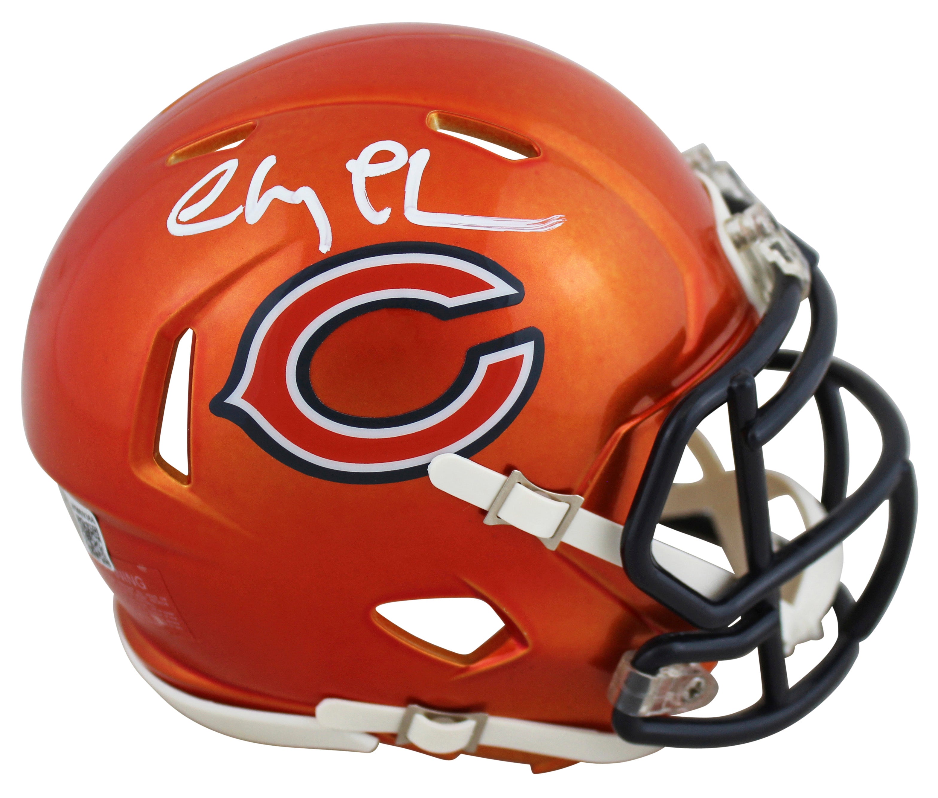 Chevy Chase Christmas Vacation Authentic Signed Flash Speed Mini Helmet BAS Wit