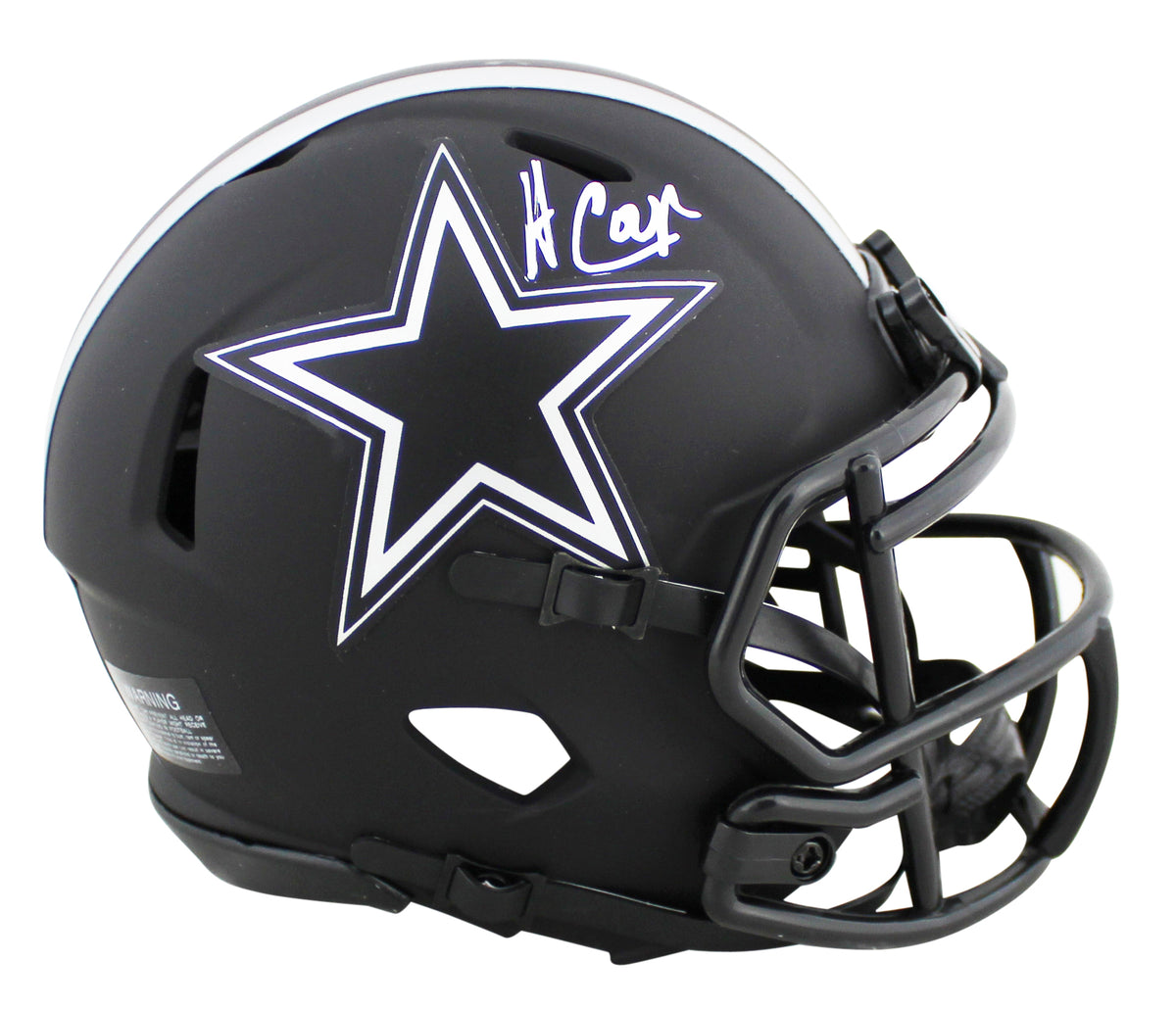 Cowboys Amari Cooper Signed Eclipse Speed Mini Helmet Autographed JSA Witness