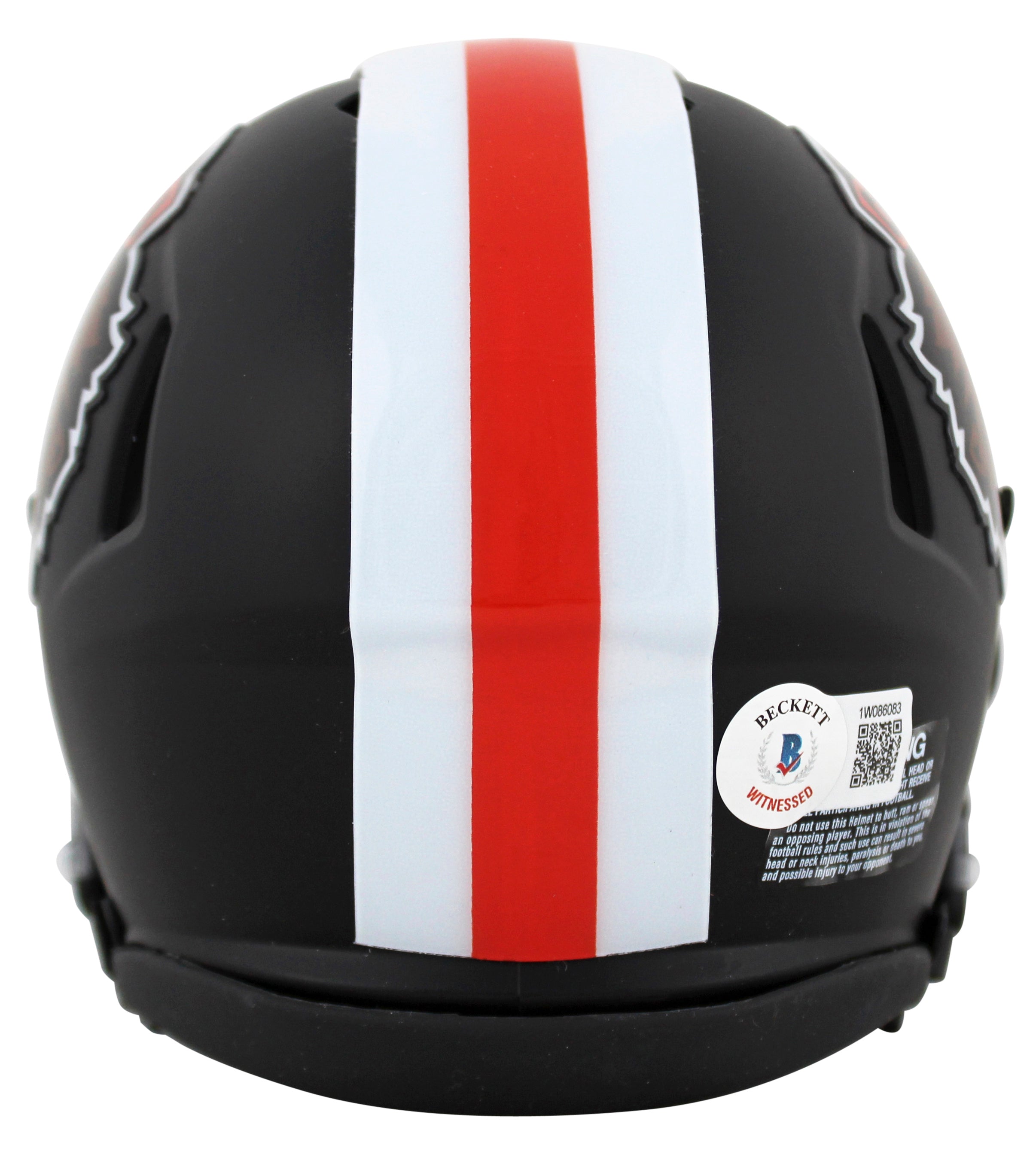 Oregon St Chad Johnson Authentic Signed Retro Speed Mini Helmet BAS Witnessed
