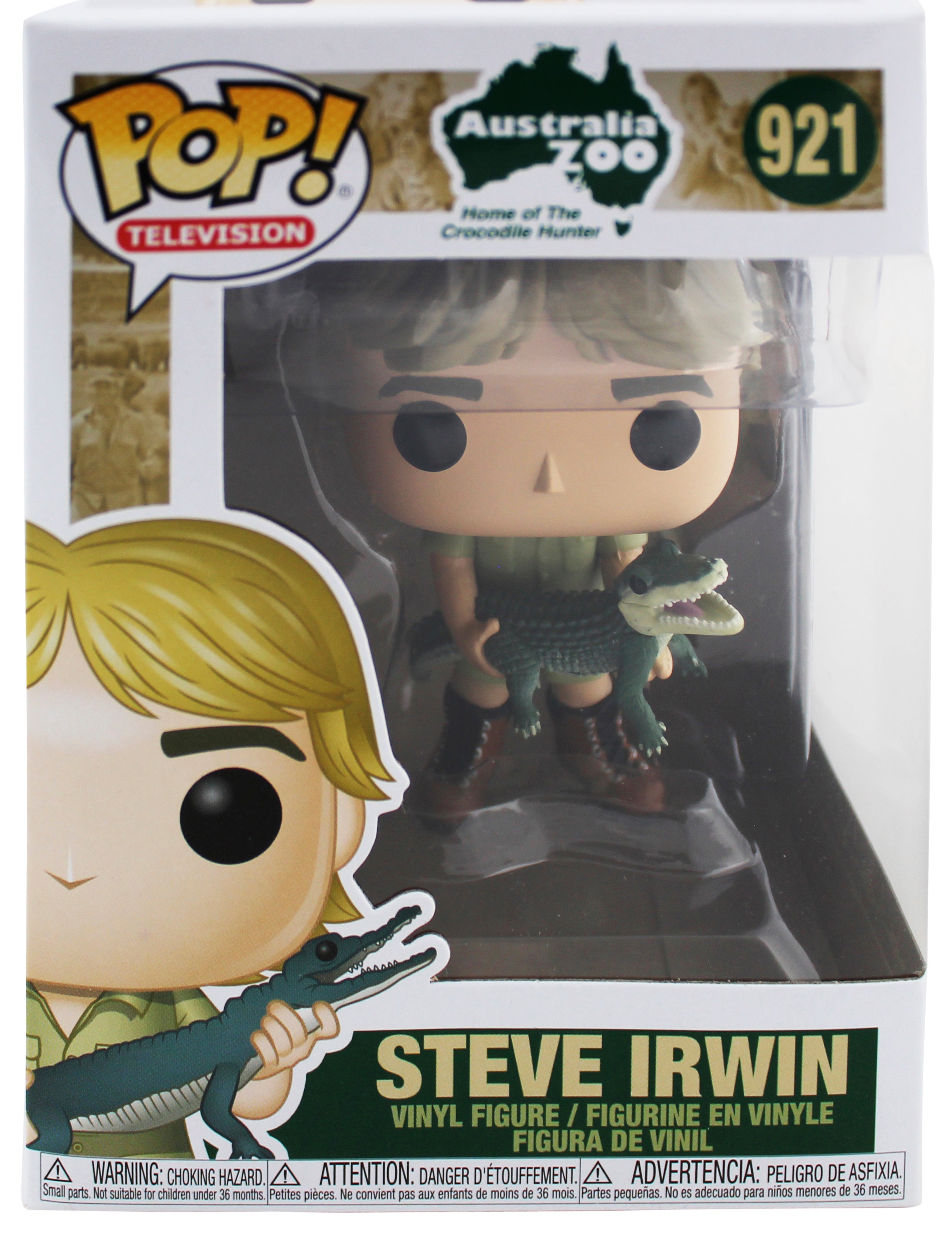 Crocodile Hunter Steve Irwin #921 Funko Pop Vinyl Figure Un-signed 1