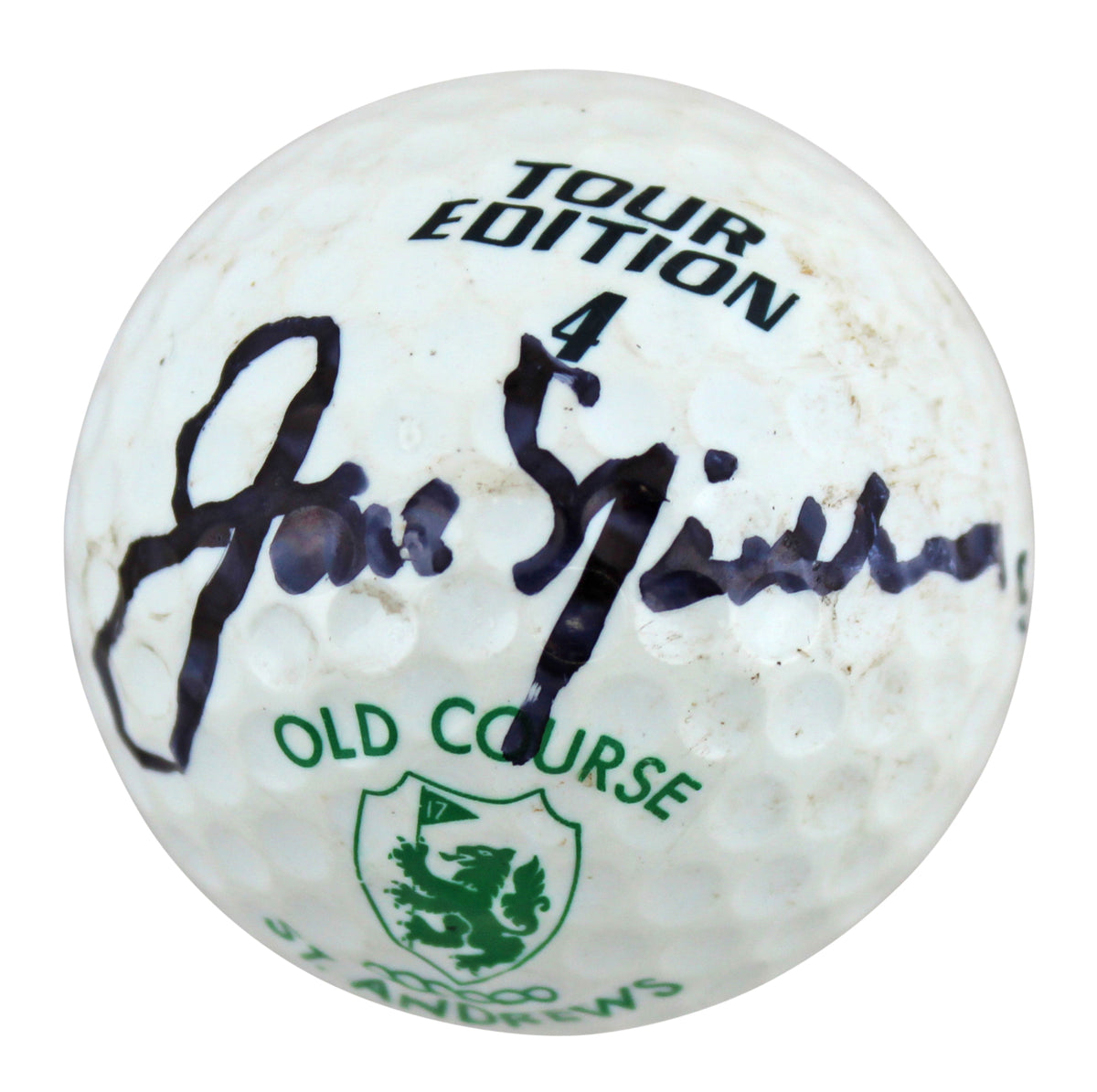 Jack Nicklaus Authentic Signed St. Andrews Old Course Logo Golf Ball JSA BB15064