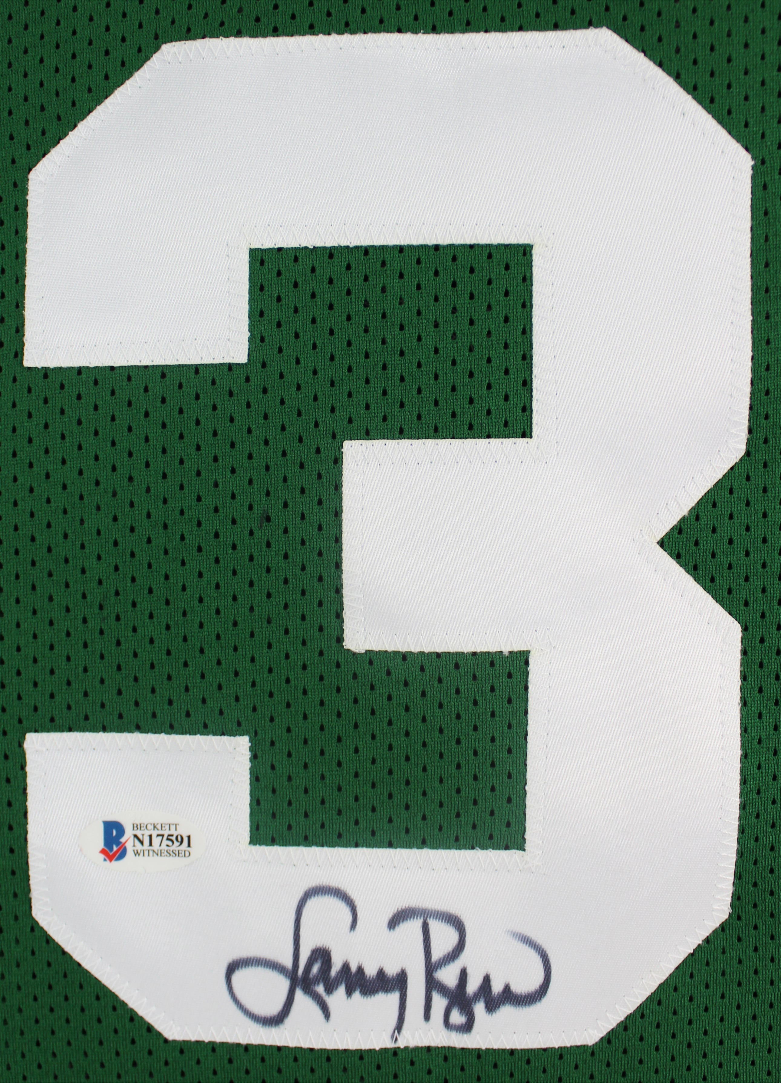 Celtics Larry Bird Authentic Signed Green Jersey Autographed BAS Witnessed