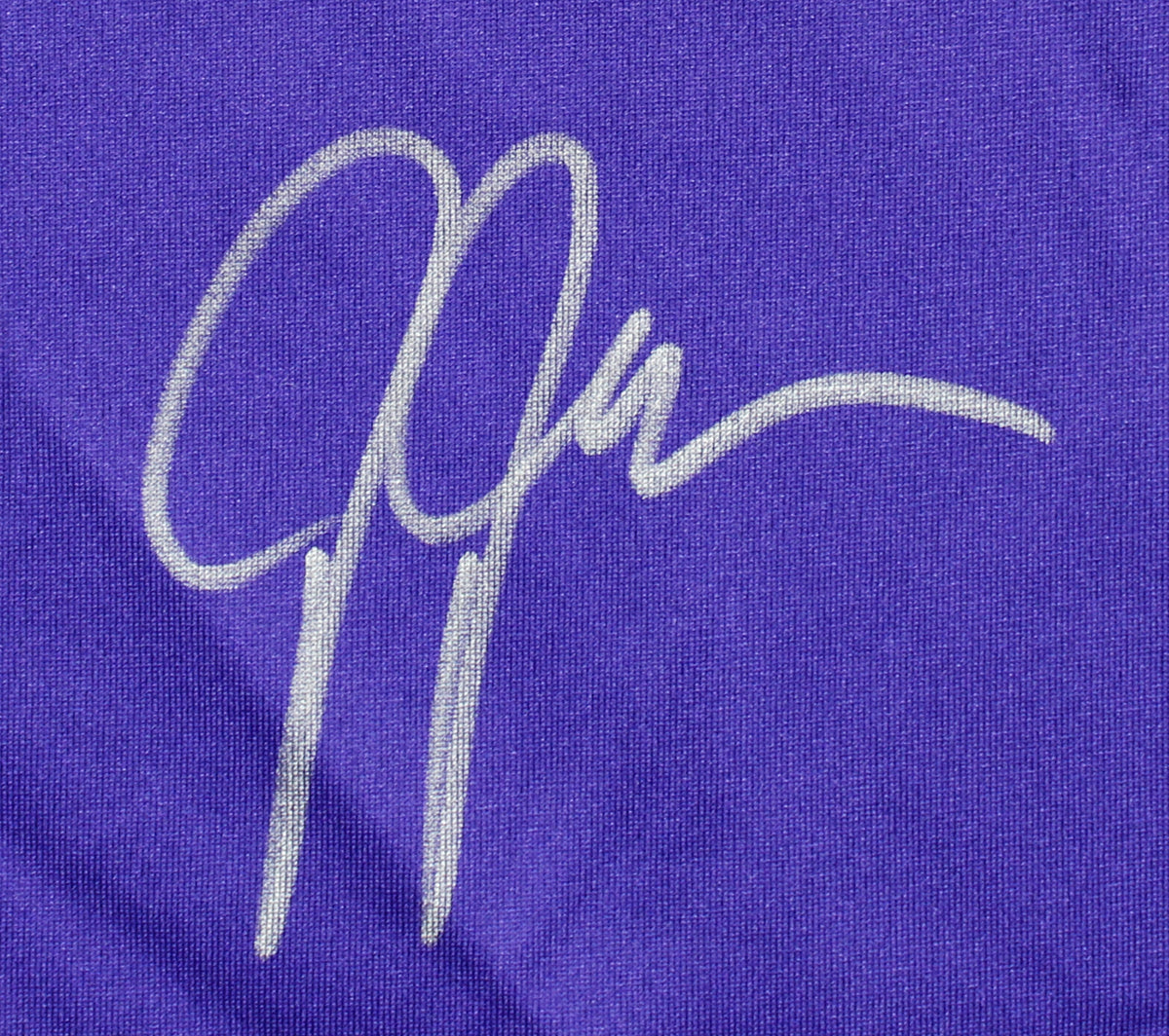 Vikings Justin Jefferson Signed Purple Nike Game Jersey BAS Witnessed #W901833