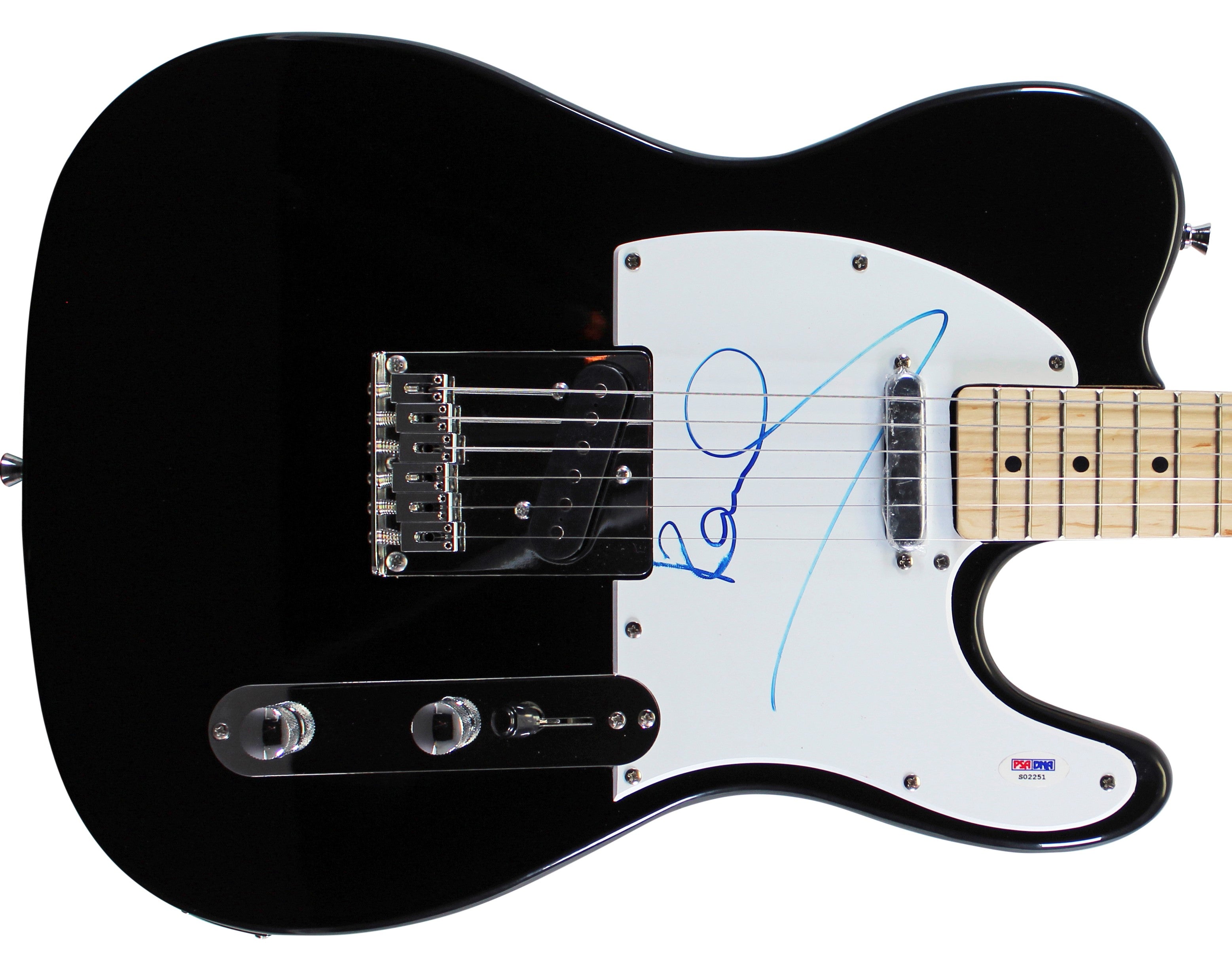 Paul McCartney Beatles Authentic Signed Black Electric Guitar PSA/DNA #S02251