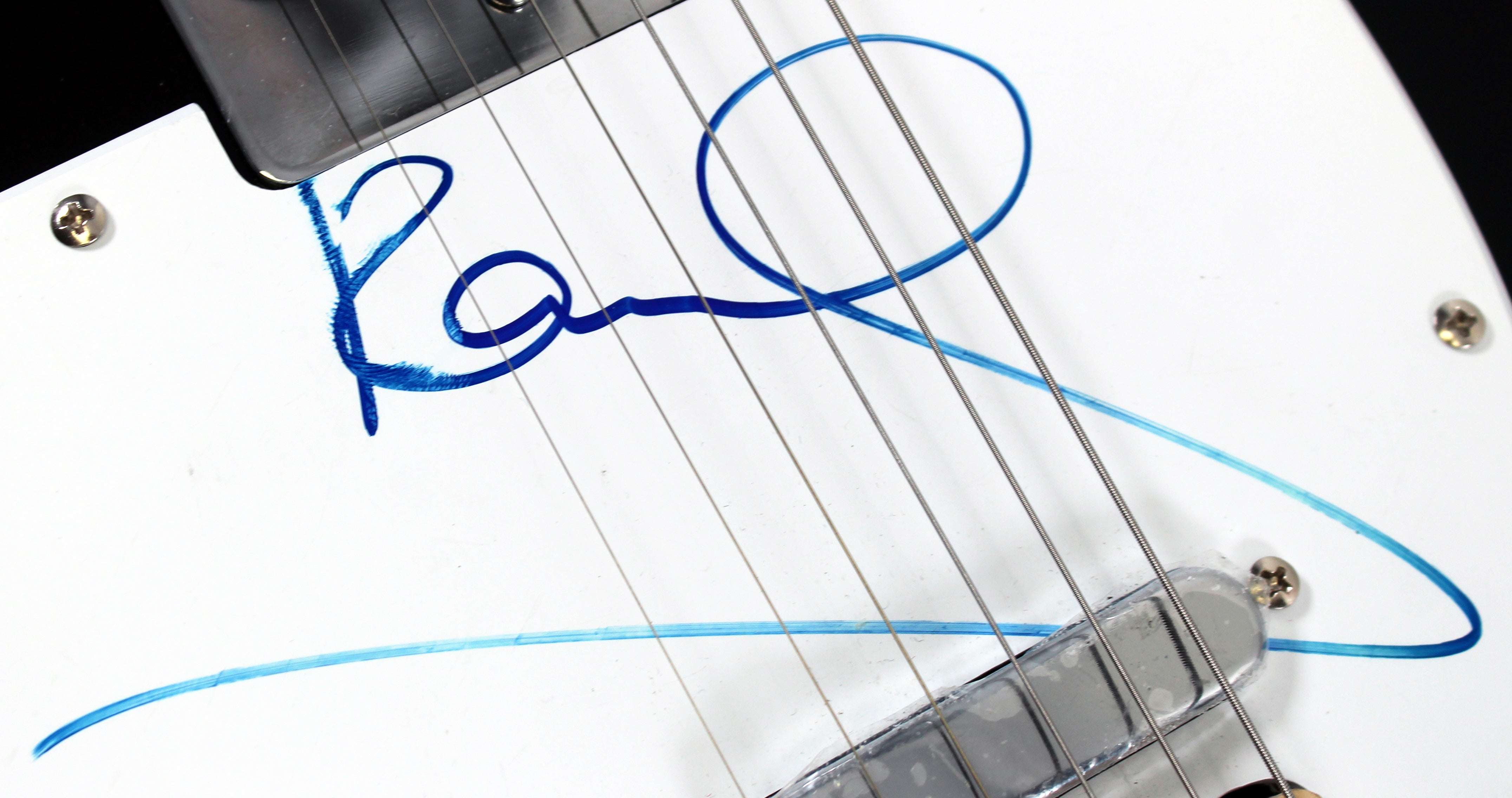 Paul McCartney Beatles Authentic Signed Black Electric Guitar PSA/DNA #S02251