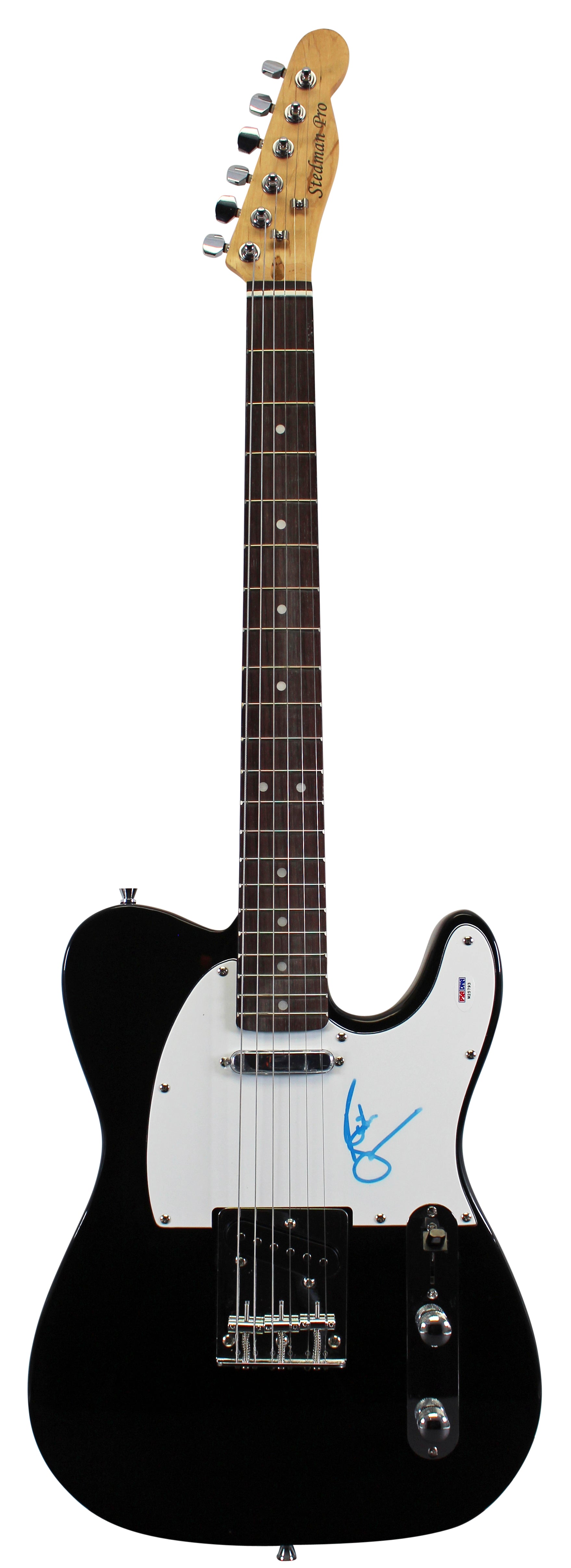 Richie Sambora Authentic Signed Black Electric Steadman Pro Guitar PSA #W25793