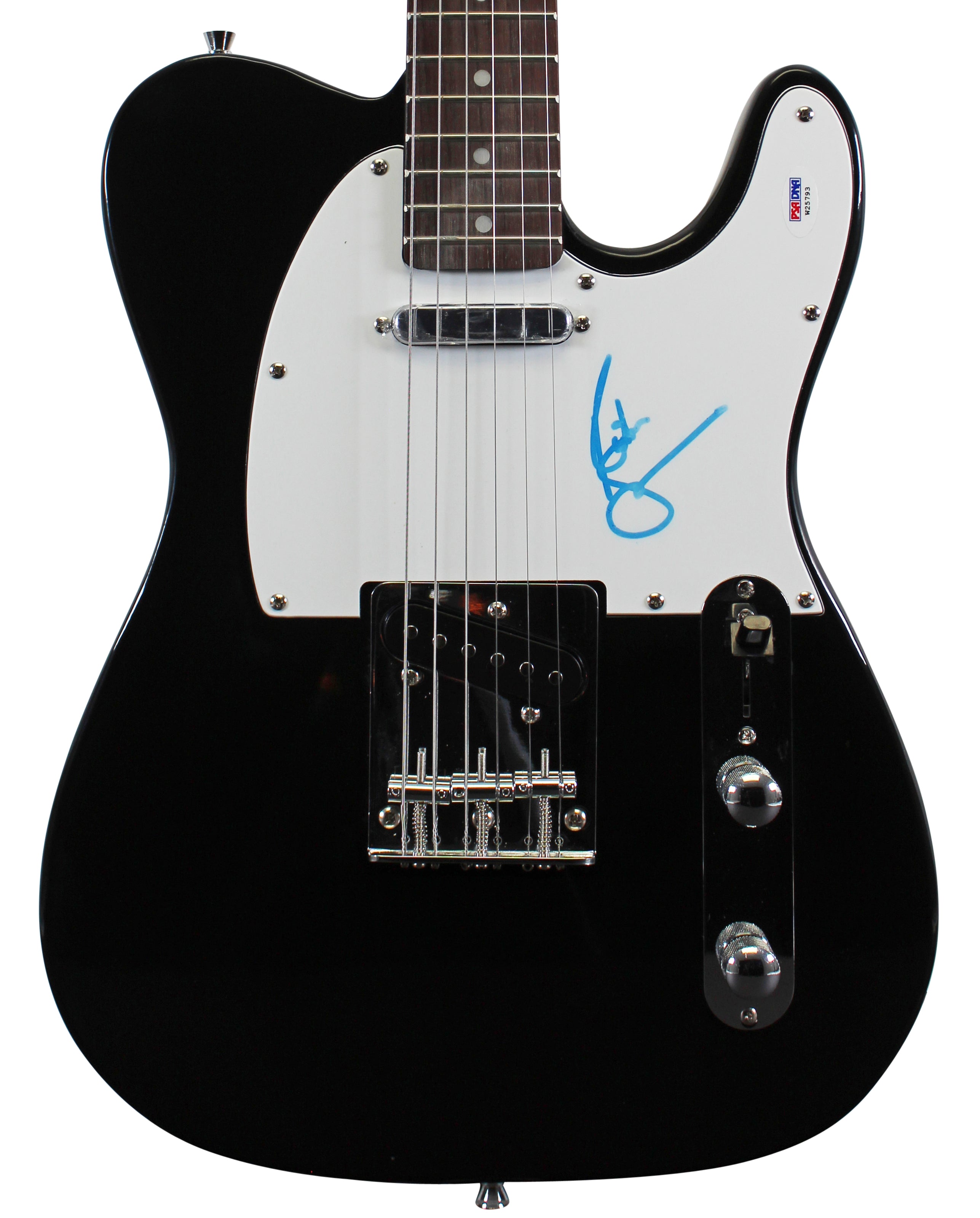 Richie Sambora Authentic Signed Black Electric Steadman Pro Guitar PSA #W25793